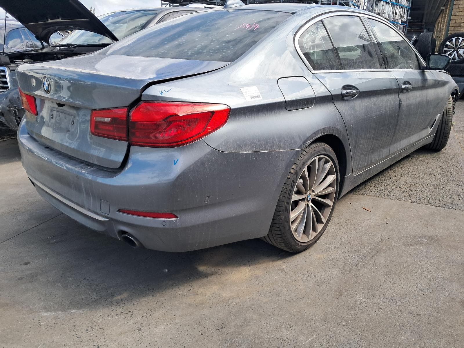 Used auto part listing image: 2017 BMW 5 SERIES RIGHT REAR TRAILING ARM UPPER CONTROL ARM-FRONT, G30/G31, 03/17-05/23