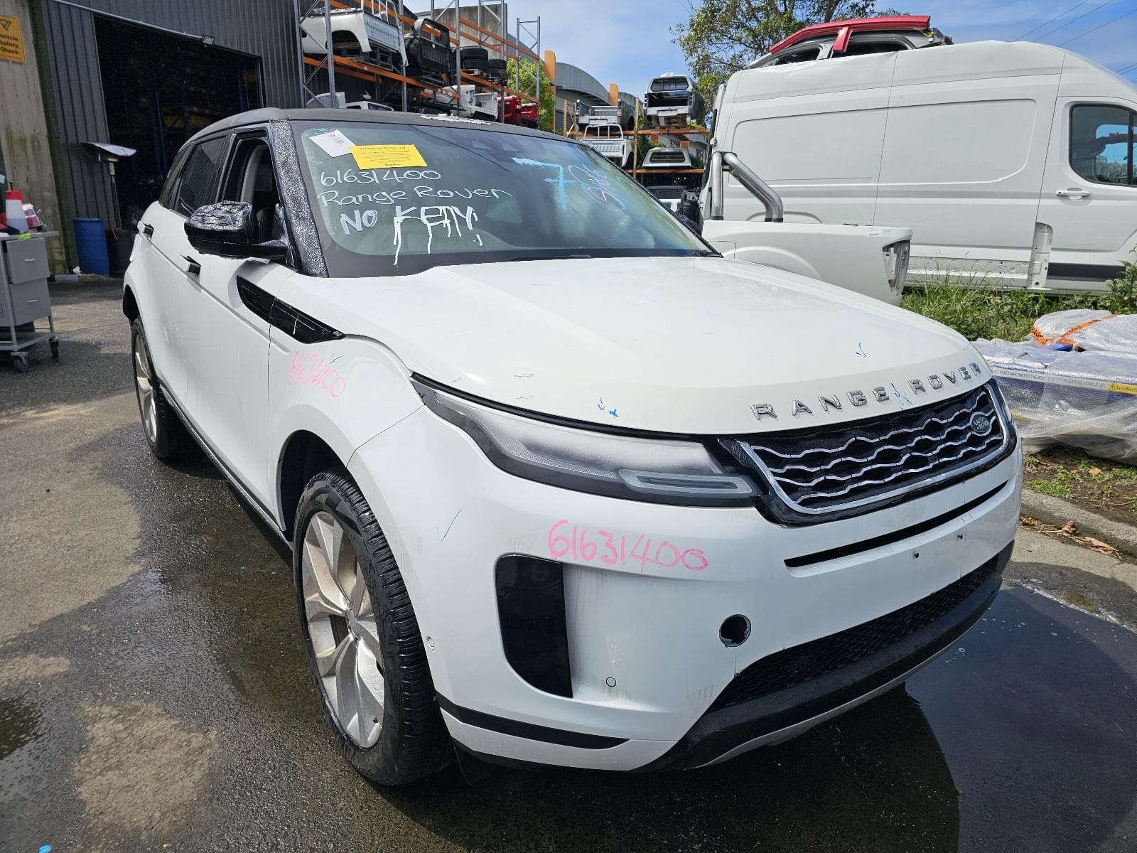 Used auto part listing image: 2019 LAND ROVER RANGE ROVER EVOQUE REAR BUMPER BUMPER BAR, L551, 02/19