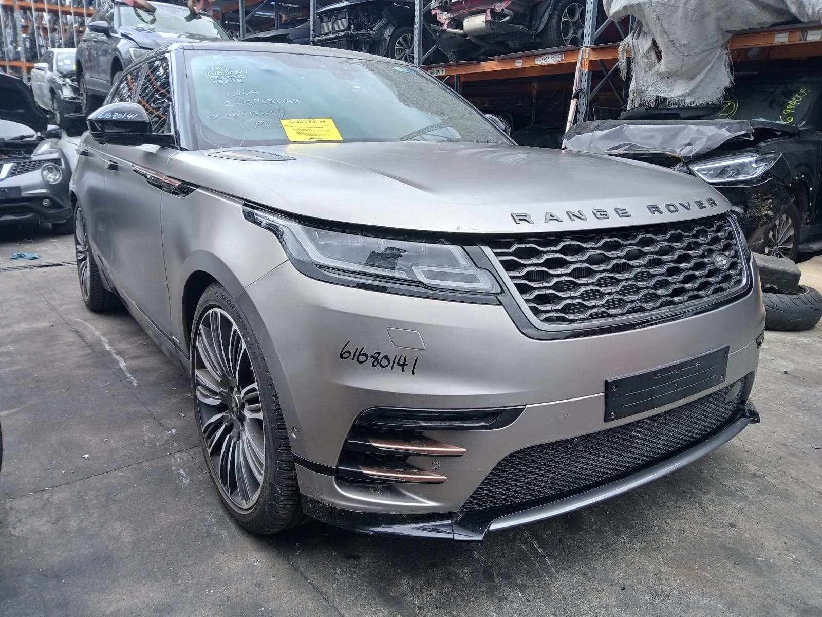 Used auto part listing image: 2017 LAND ROVER RANGEROVER VELAR PWR DR WIND SWITCH L560, RH FRONT (MASTER SWITCH), 05/17
