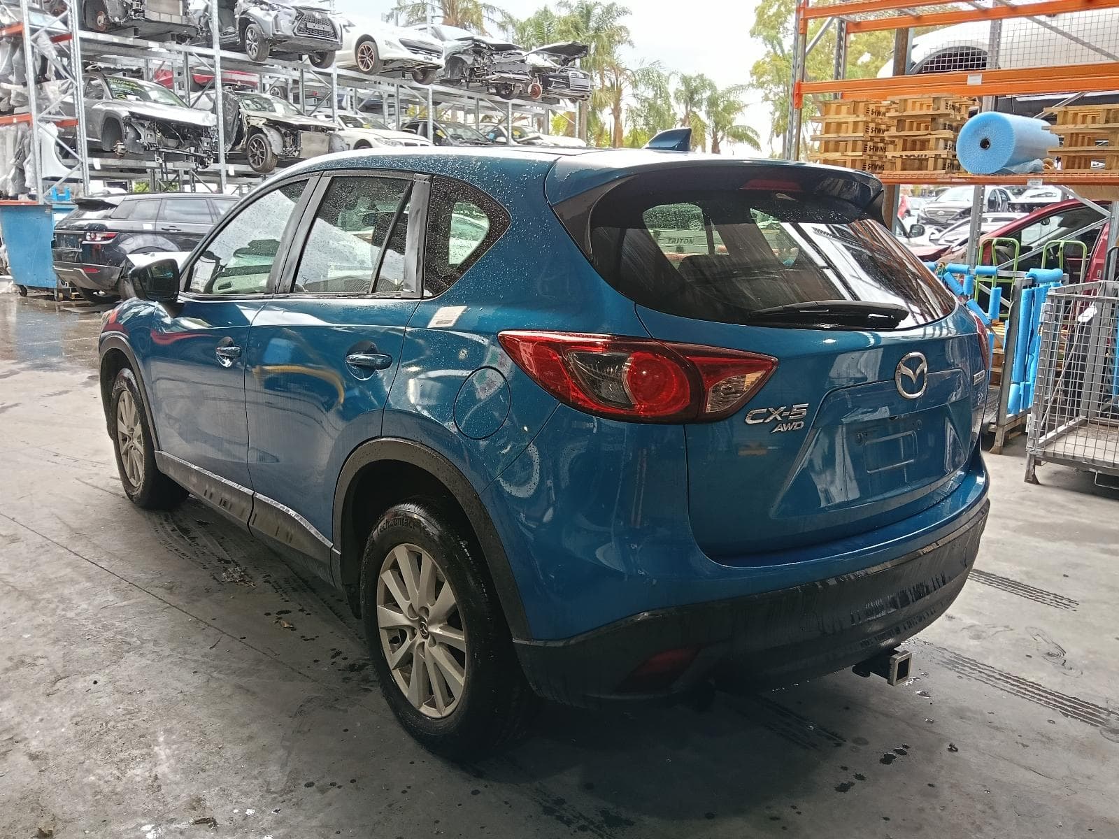 Used auto part listing image: 2013 MAZDA CX5 SEAT BELT STALK RH REAR, SEAT BELT ONLY, KE, 02/12-12/16