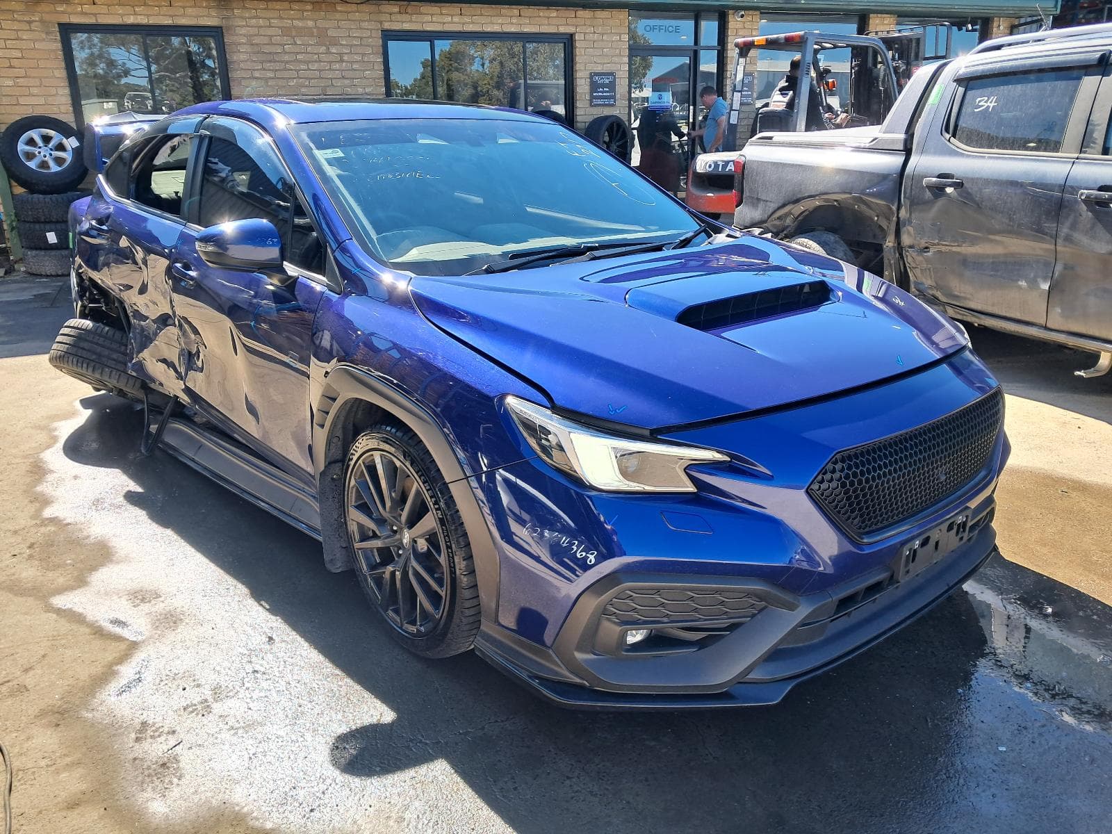 Featured wrecking vehicle: 2022 SUBARU WRX (stock SPN1121)
