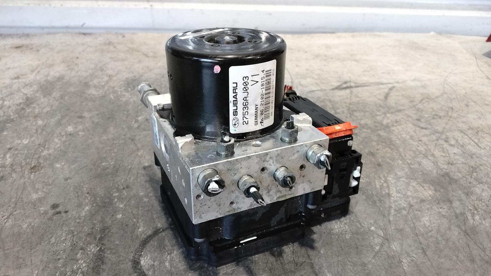 Used auto part listing image: 2011 SUBARU LIBERTY ABS PUMP MODULATOR 5TH GEN, P/N AJ003, 07/09-11/14 0000419905