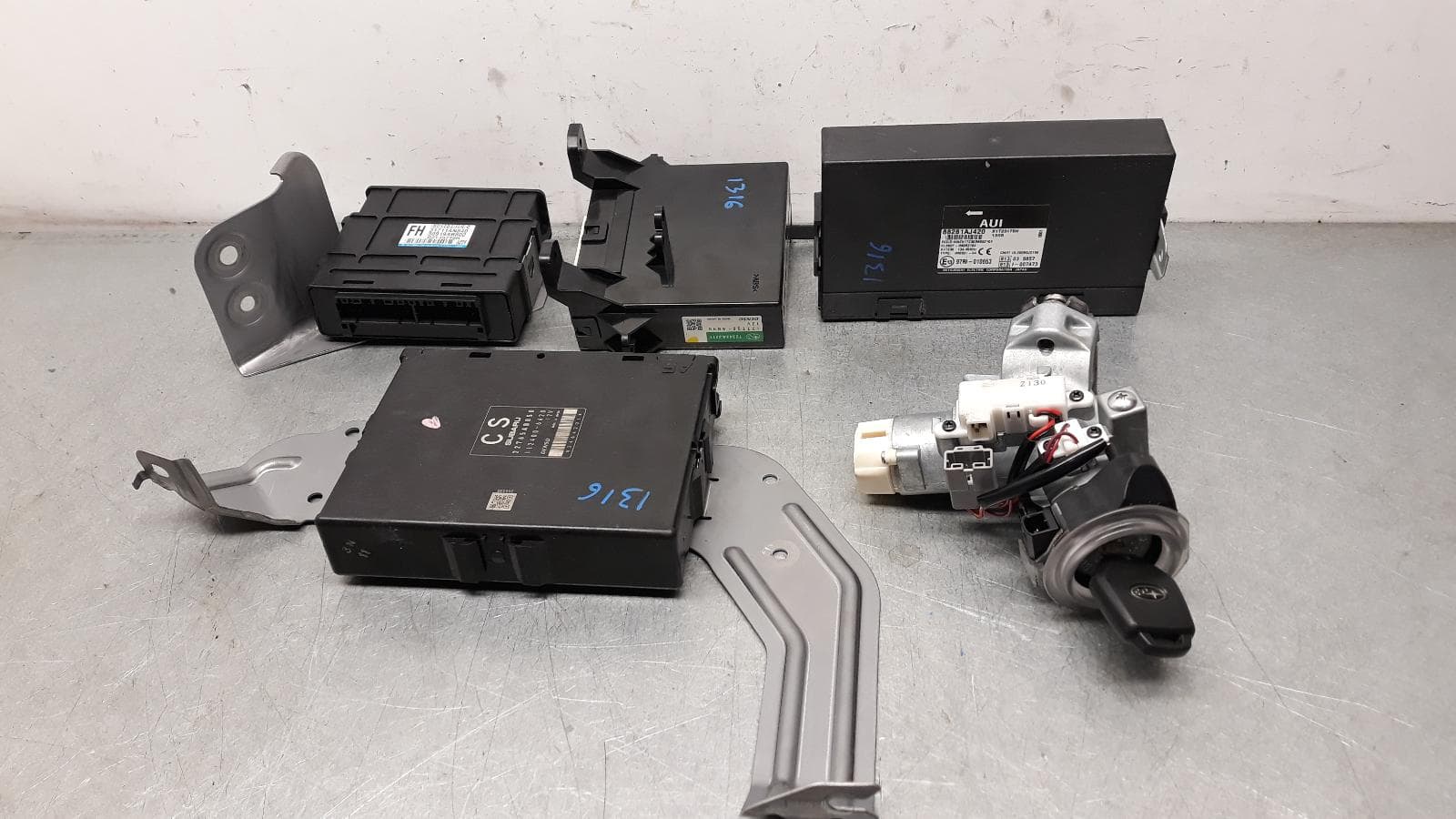 Used auto part listing image: 2011 SUBARU OUTBACK ENGINE ECU, 2.5, EJ25, PETROL, AUTO, AJ401 CODE, SEC SET (ECU/IMM/READER/KEY), 5TH GEN, 09/09-09/12 0000050419