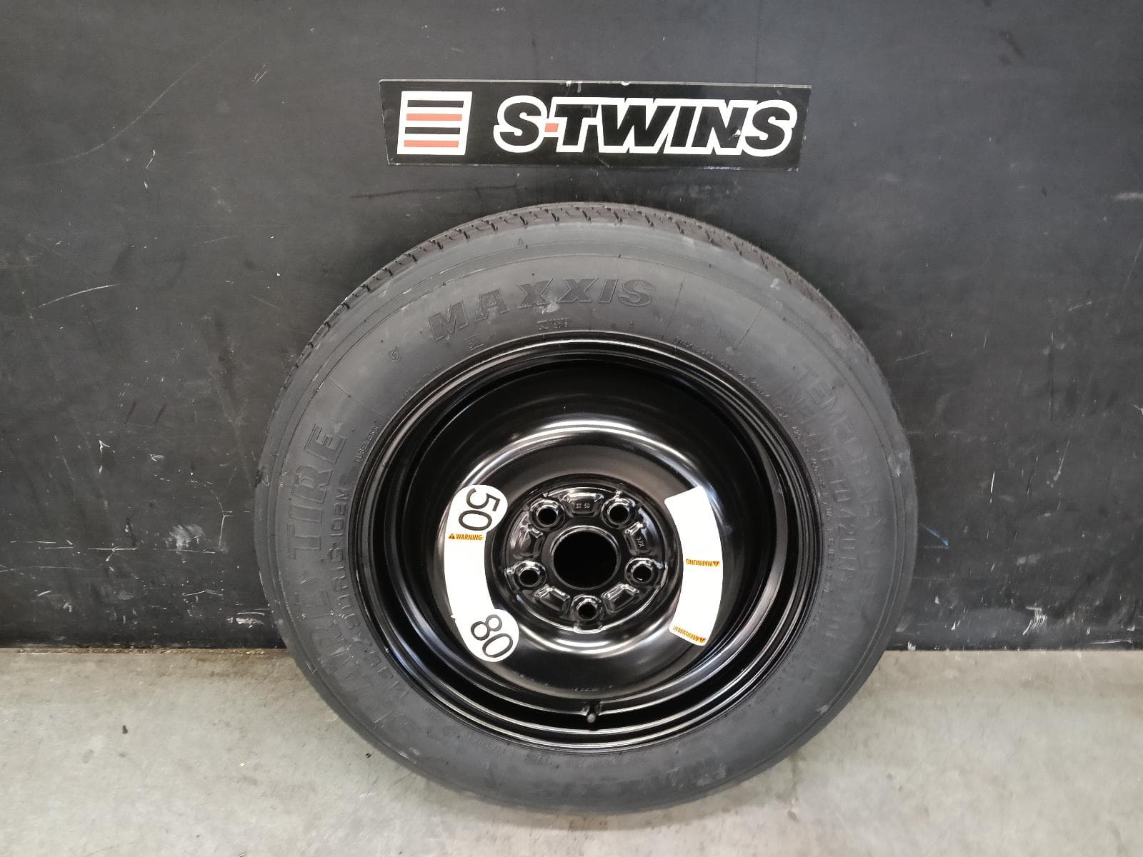 Used auto part listing image: 2023 SUZUKI VITARA WHEEL STANDARD STEEL SPACE SAVER SPARE STEEL, 16X4.0IN, VITARA, LY (VIN TSM), 06/15- 0000426416