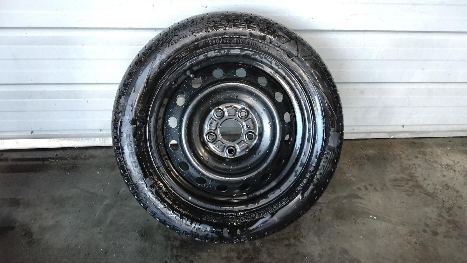 Used auto part listing image: 2013 TOYOTA COROLLA WHEEL STANDARD STEEL 15X6IN, ZRE172R, SEDAN, 12/13-06/19 0000419937
