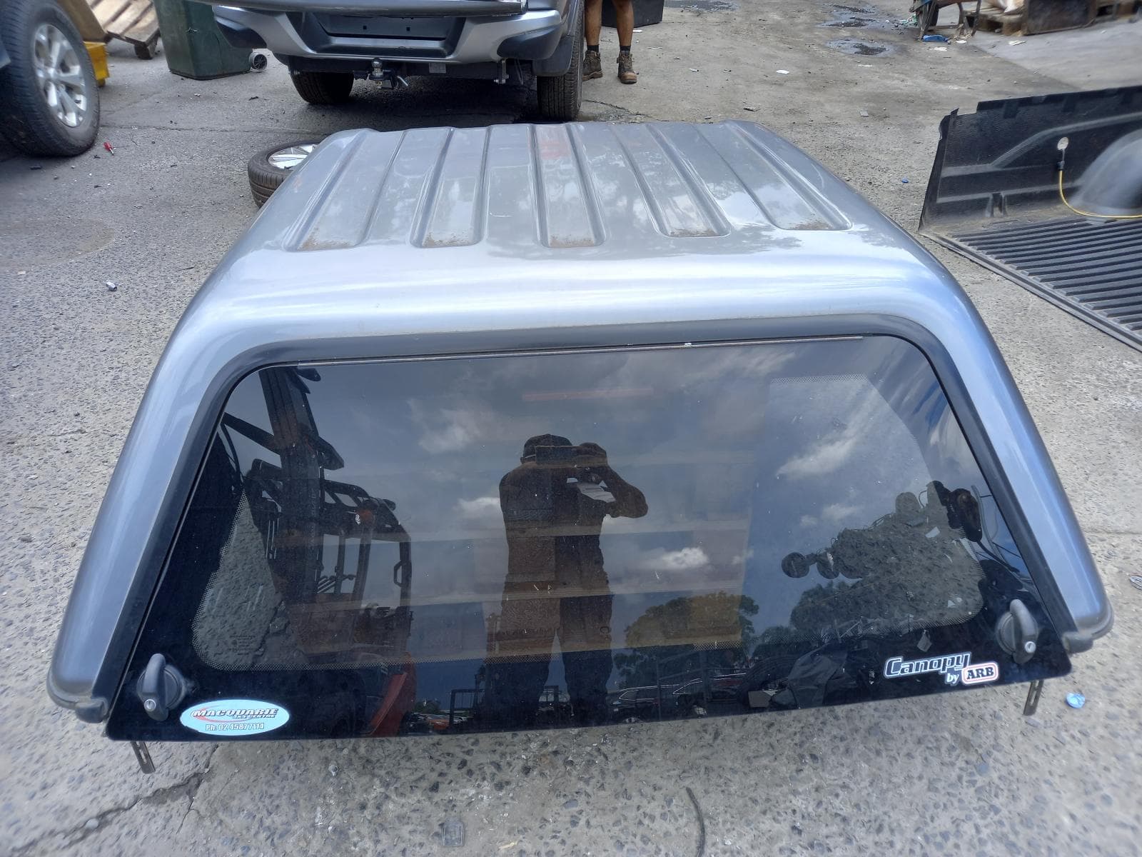 Used auto part listing image: 2018 MITSUBISHI TRITON TONNEAU COVER CANOPY, MQ-MR, DUAL CAB, 03/15-10/23 0000243443
