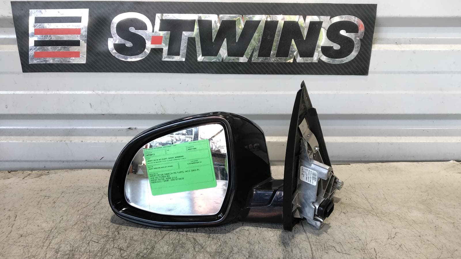 Used auto part listing image: 2019 BMW X3 LEFT DOOR MIRROR G01/F97, W/ MEMORY TYPE, COLOUR CODED, 08/17-08/24 0000414295