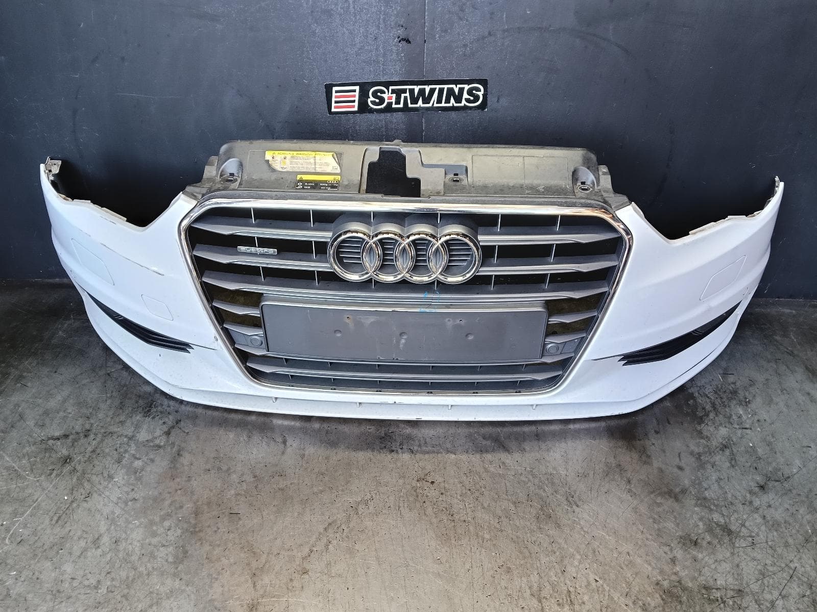 Used auto part listing image: 2015 AUDI A3 FRONT BUMPER 8V, A3, SEDAN, W/ PARK ASSIST & H/LAMP WASHER TYPE, 11/13-10/17