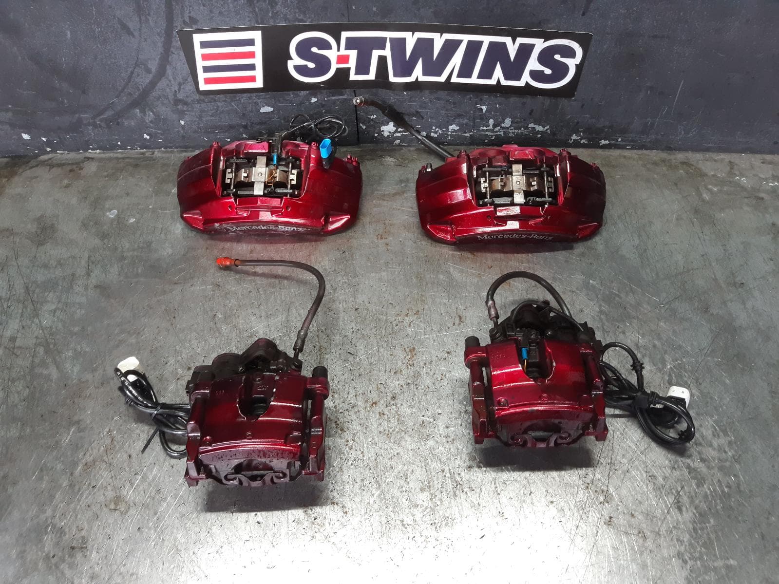 Used auto part listing image: 2016 MERCEDES C CLASS CALIPER LH FRONT, RED, C63S AMG, W205/S205/C205/A205, 08/14- 0000277326