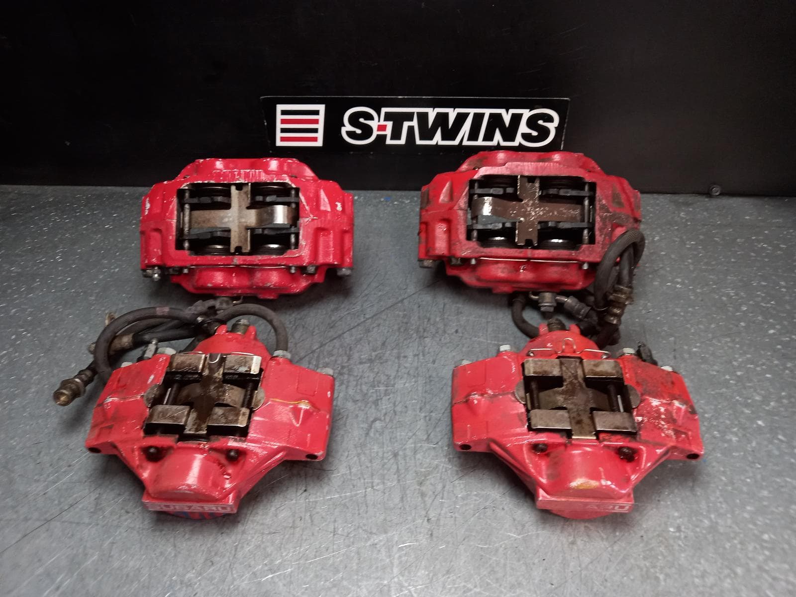 Used auto part listing image: 2016 SUBARU BRZ CALIPER BREMBO SET, RED, 07/12-09/21 0000373759