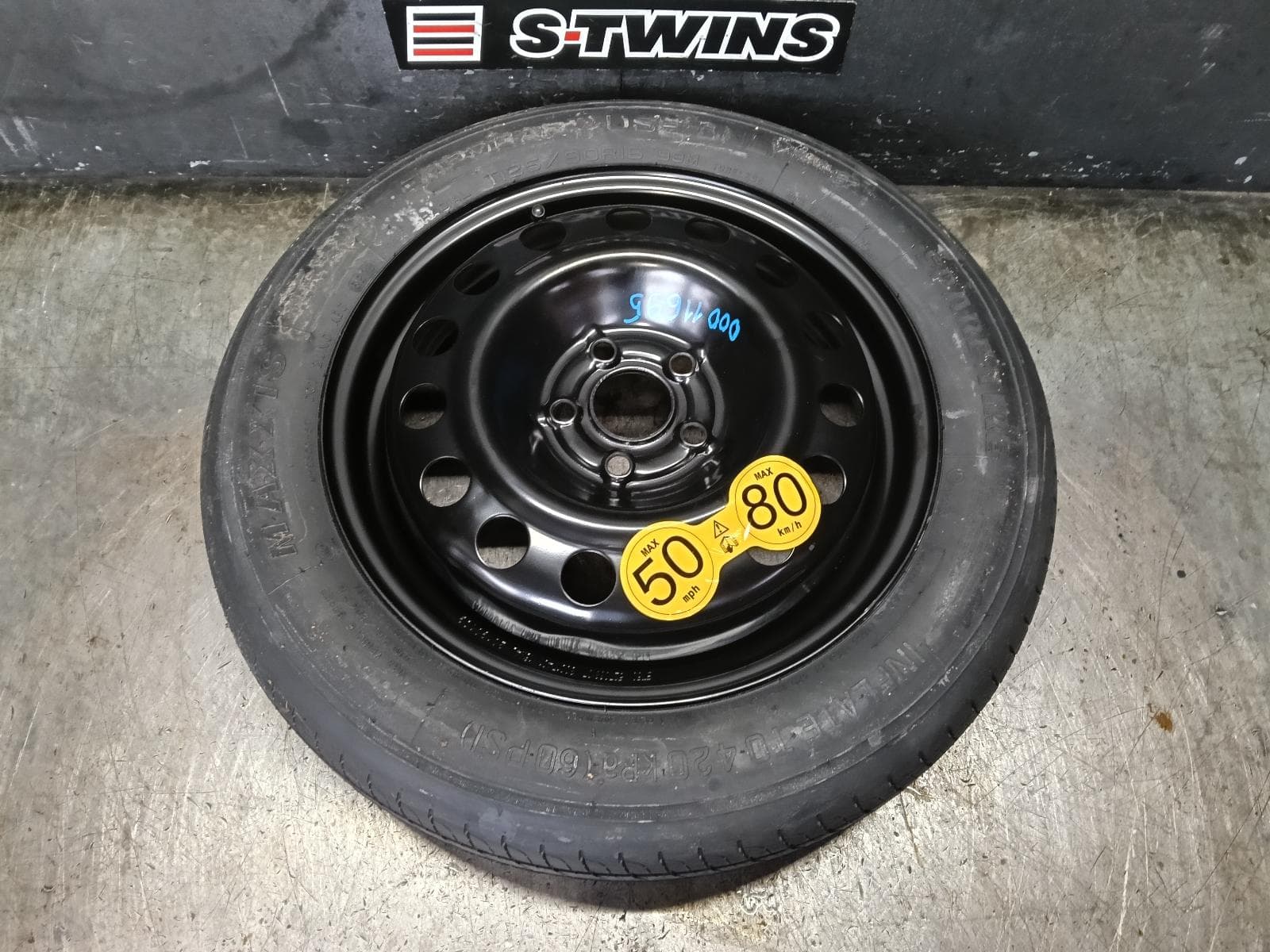 Used auto part listing image: 2019 MG ZS WHEEL STANDARD STEEL AZS1, 15IN, SPACE SAVER SPARE, ZS/ZST, 09/17-06/25