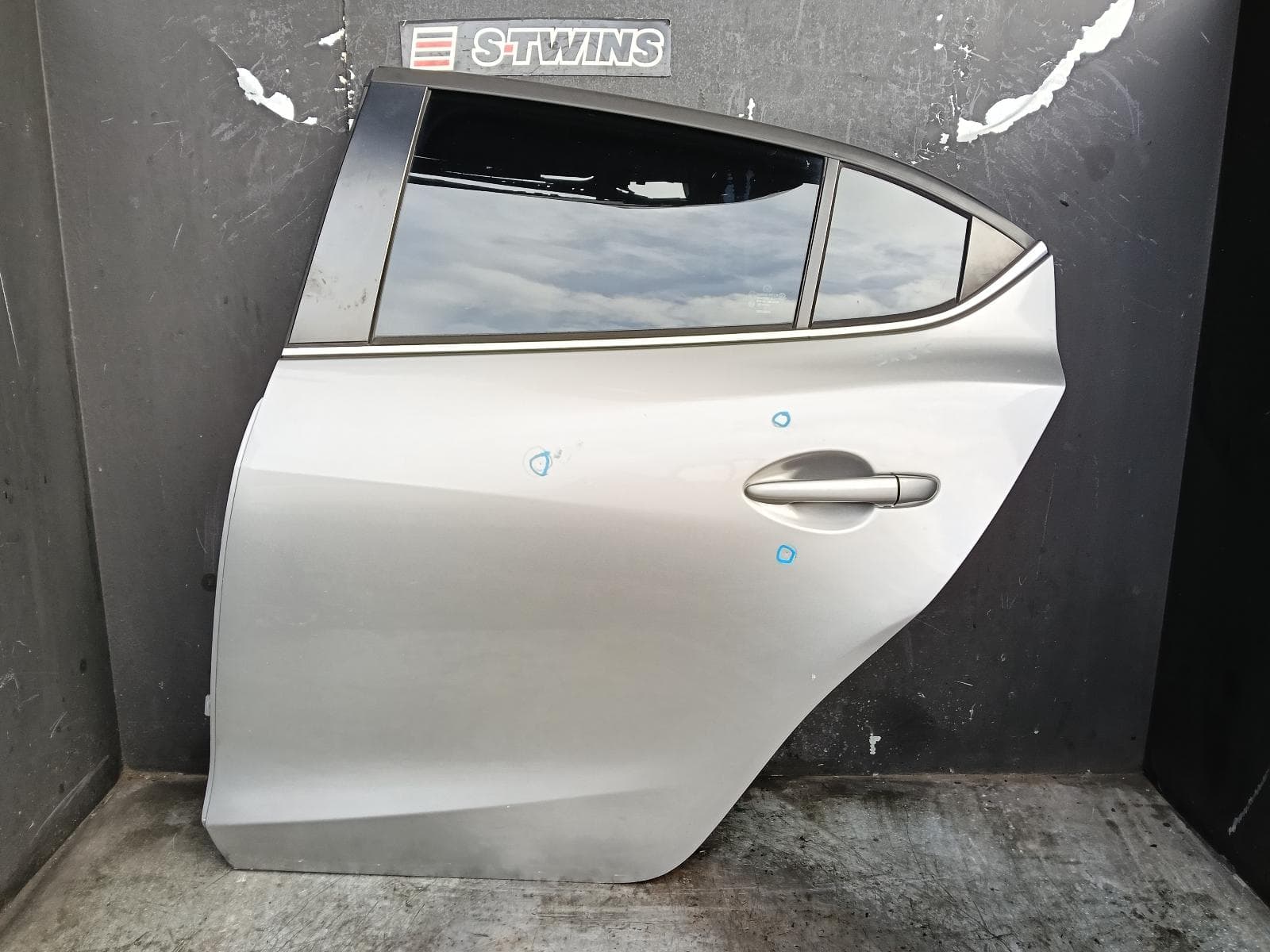 Used auto part listing image: 2015 MAZDA 3 LEFT REAR DOOR SLIDING BM-BN, SEDAN/HATCH, 11/13-02/19 0000410778