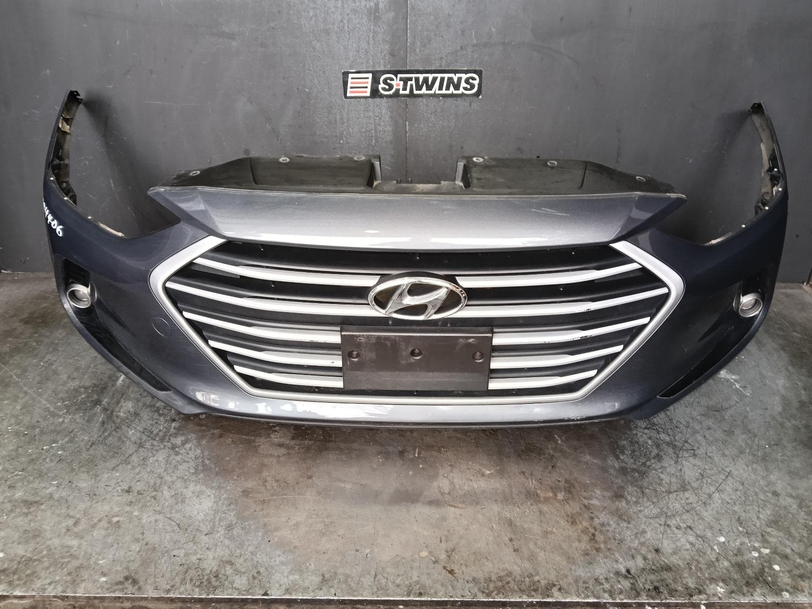 Used auto part listing image: 2017 HYUNDAI ELANTRA FRONT BUMPER AD, ACTIVE/ELITE, 12/15-09/18
