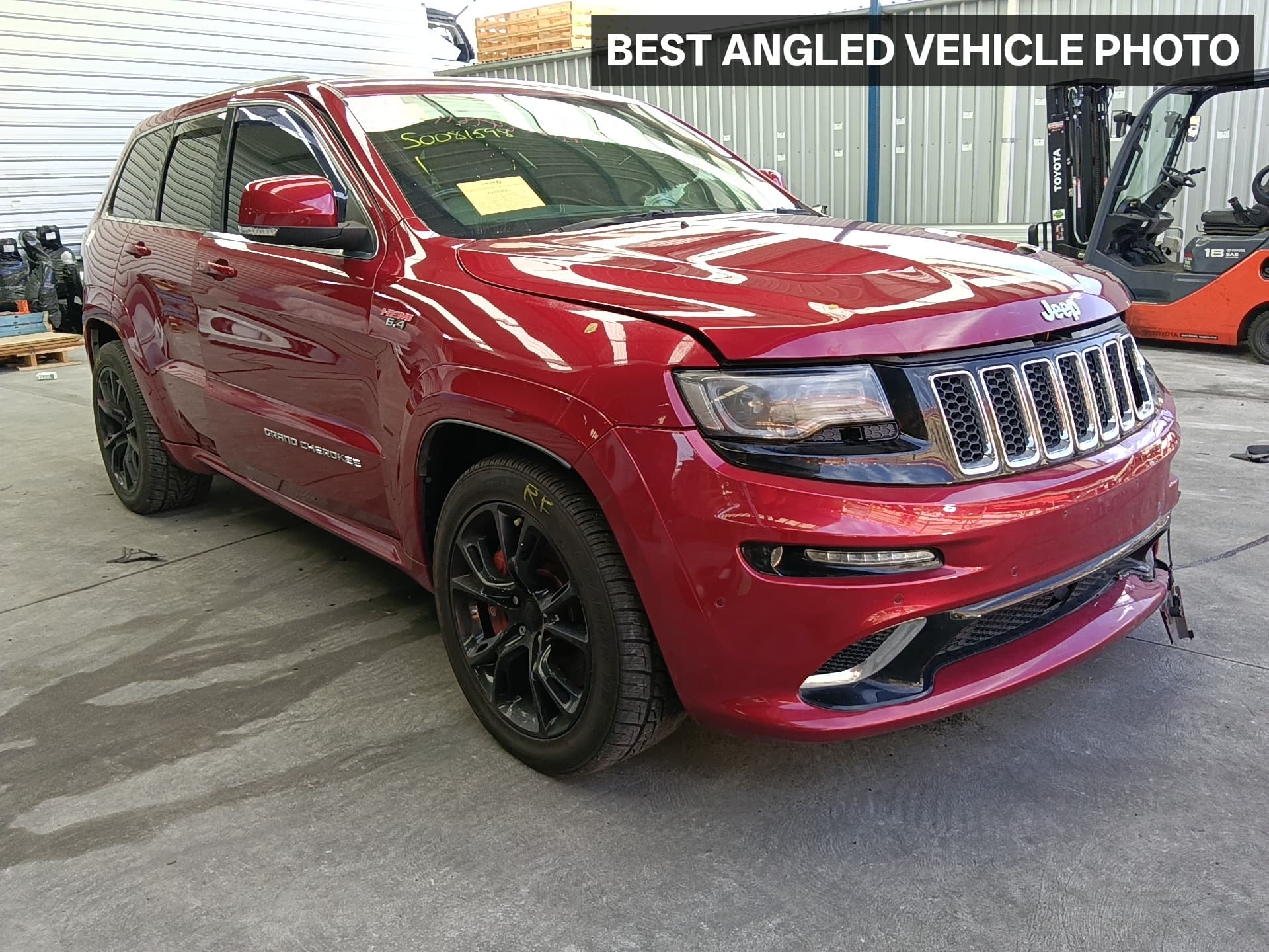 Used auto part listing image: 2014 JEEP GRANDCHEROKEE STARTER PETROL, 6.4, WK, 04/13-02/22
