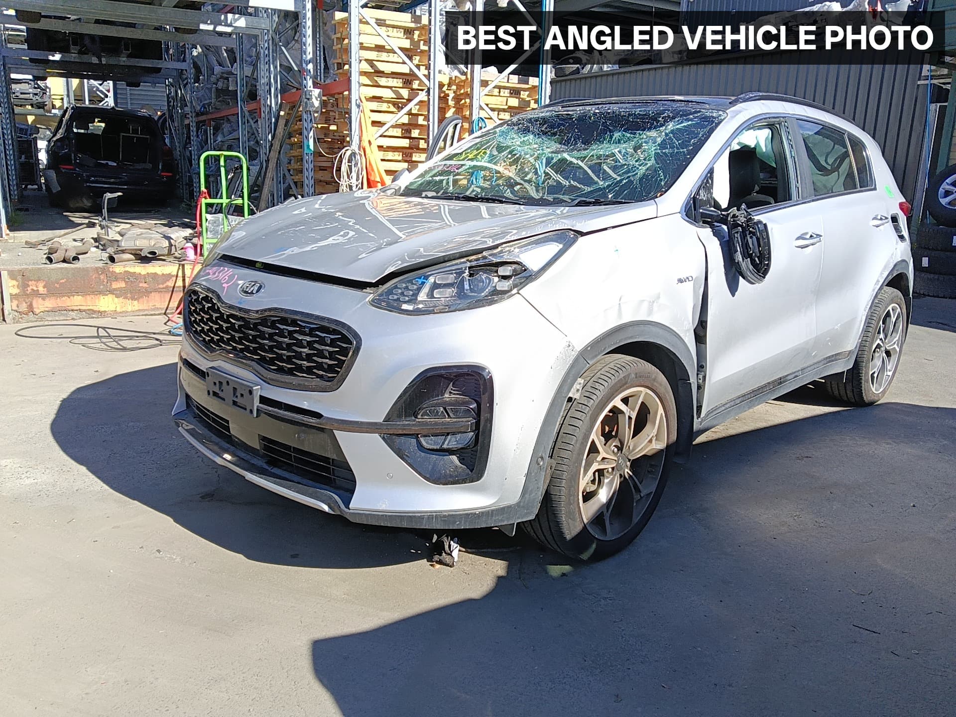 Used auto part listing image: 2019 KIA SPORTAGE SEAT BELT STALK LH REAR, SEAT BELT ONLY (NO STALK), QL, 10/15-08/21