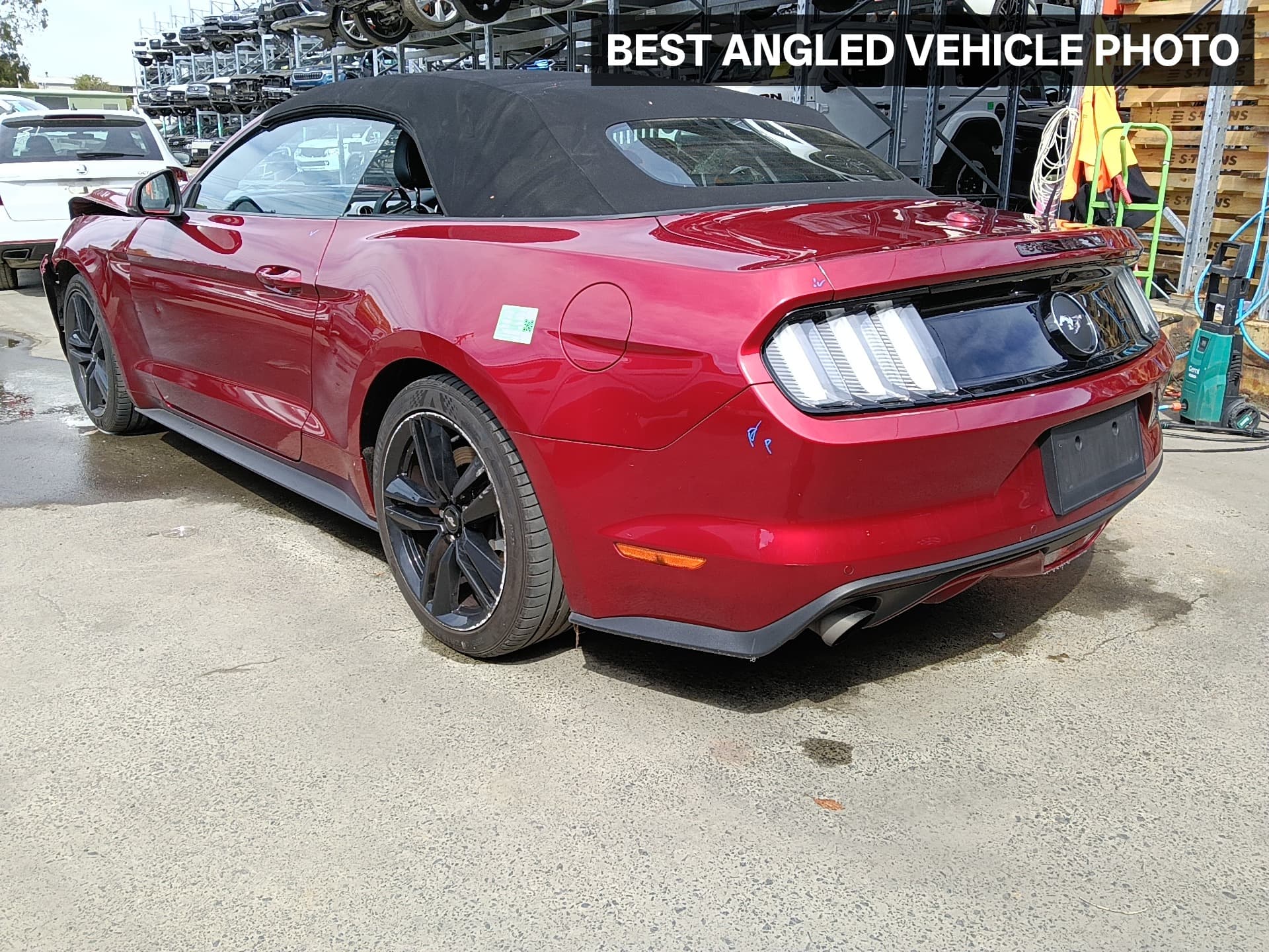 Used auto part listing image: 2017 FORD MUSTANG DOOR TRIM LH FRONT, FM-FN, 08/15-04/23