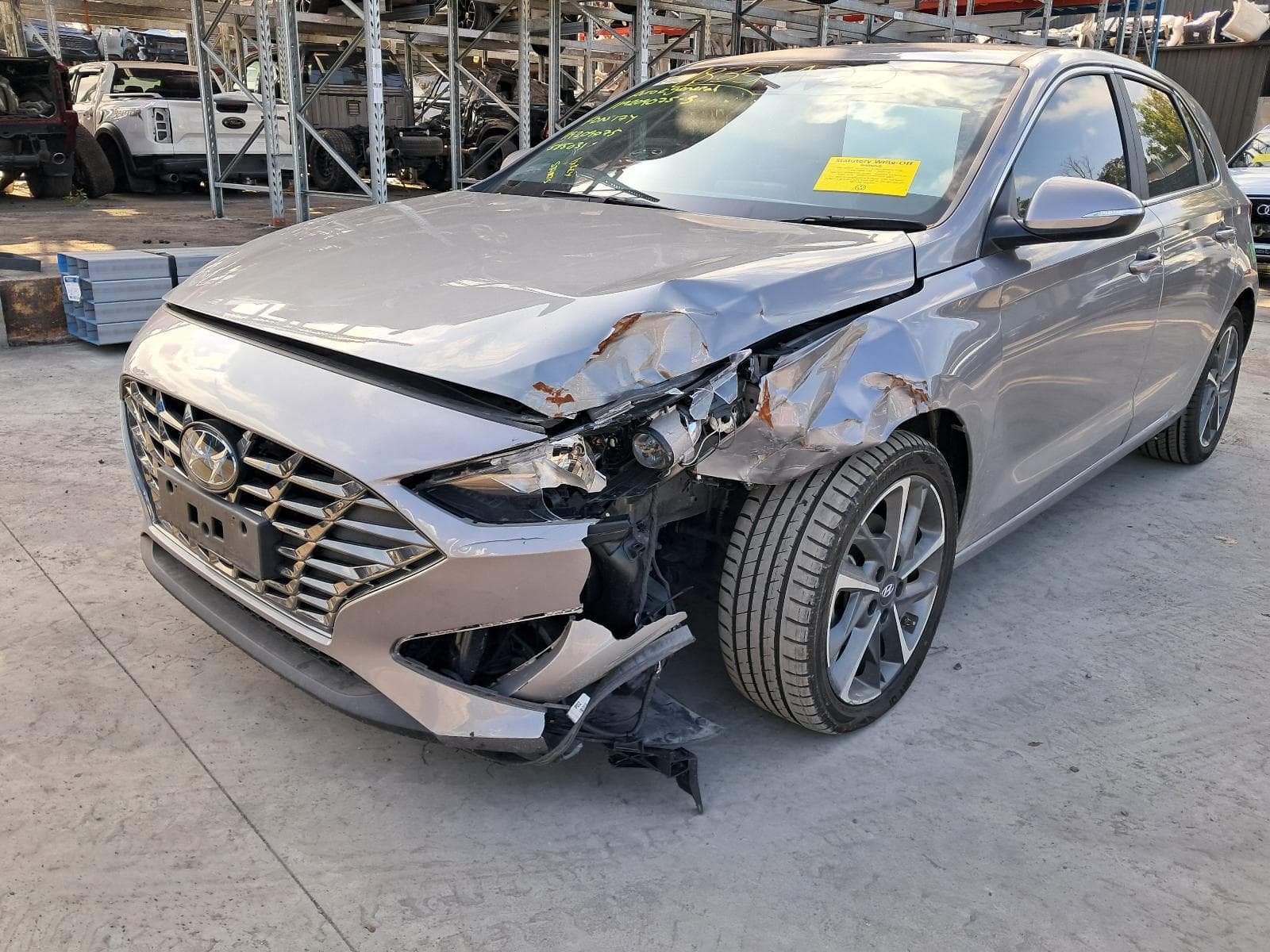 Used auto part listing image: 2023 HYUNDAI I30 SEAT BELT STALK LH FRONT, SEAT BELT STALK ONLY, BLACK, PD, HATCH (S.KOREA VIN KMHH), 03/17-12/23