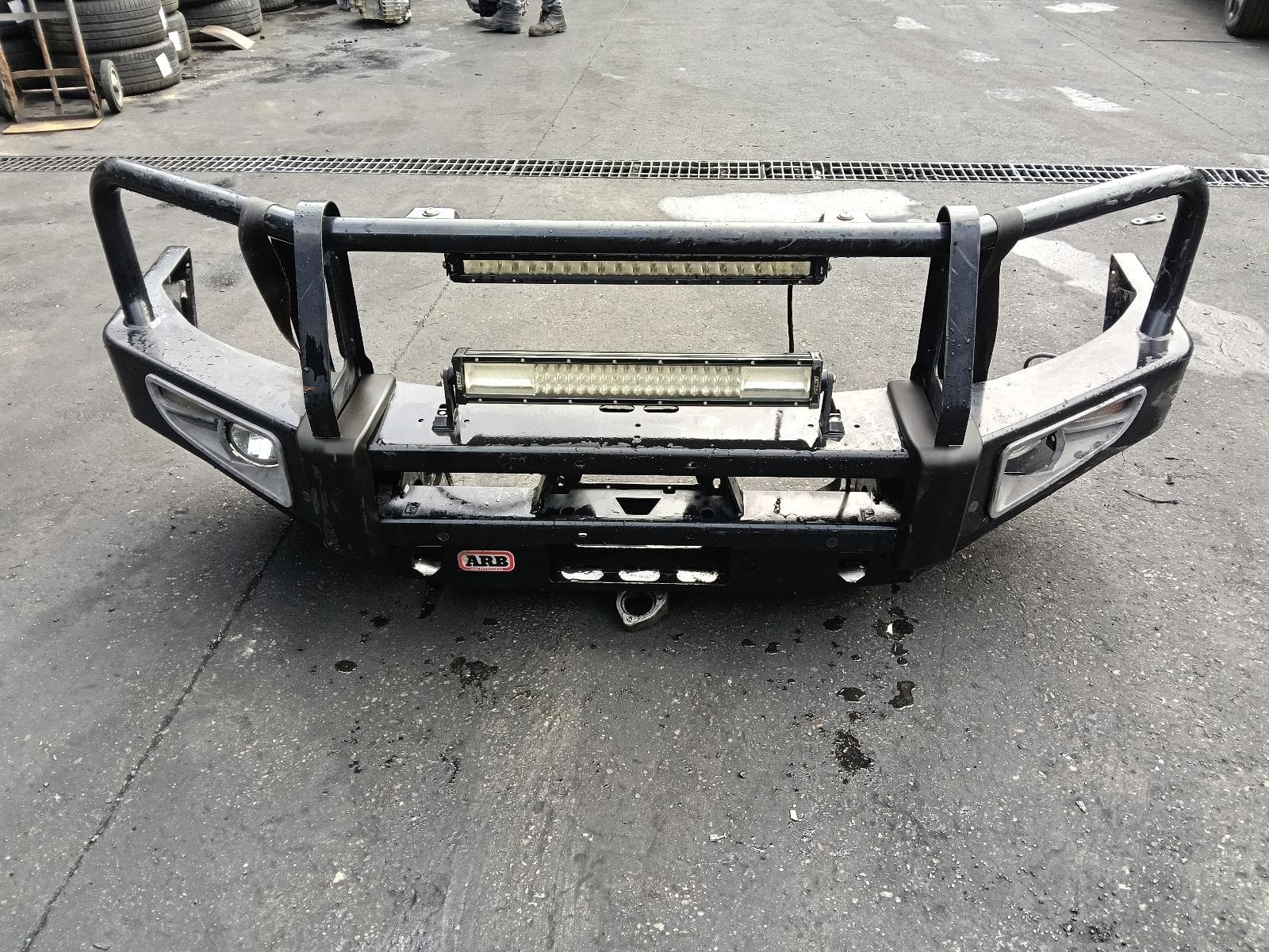 Used auto part listing image: 2016 JEEP GRANDCHEROKEE FRONT BUMPER WK, BULL BAR, 04/13-09/16 0000429930