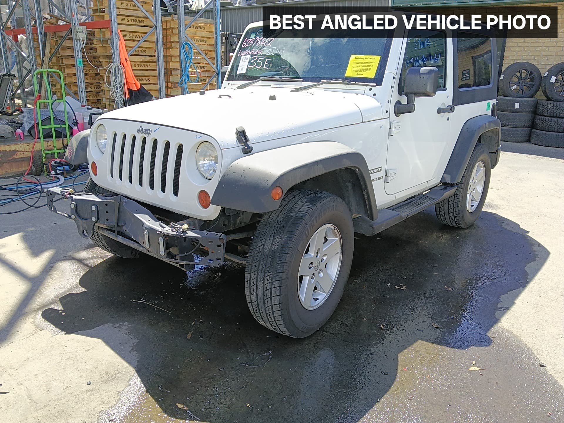 Used auto part listing image: 2009 JEEP WRANGLER LEFT HEADLAMP JK, 12/06-07/18
