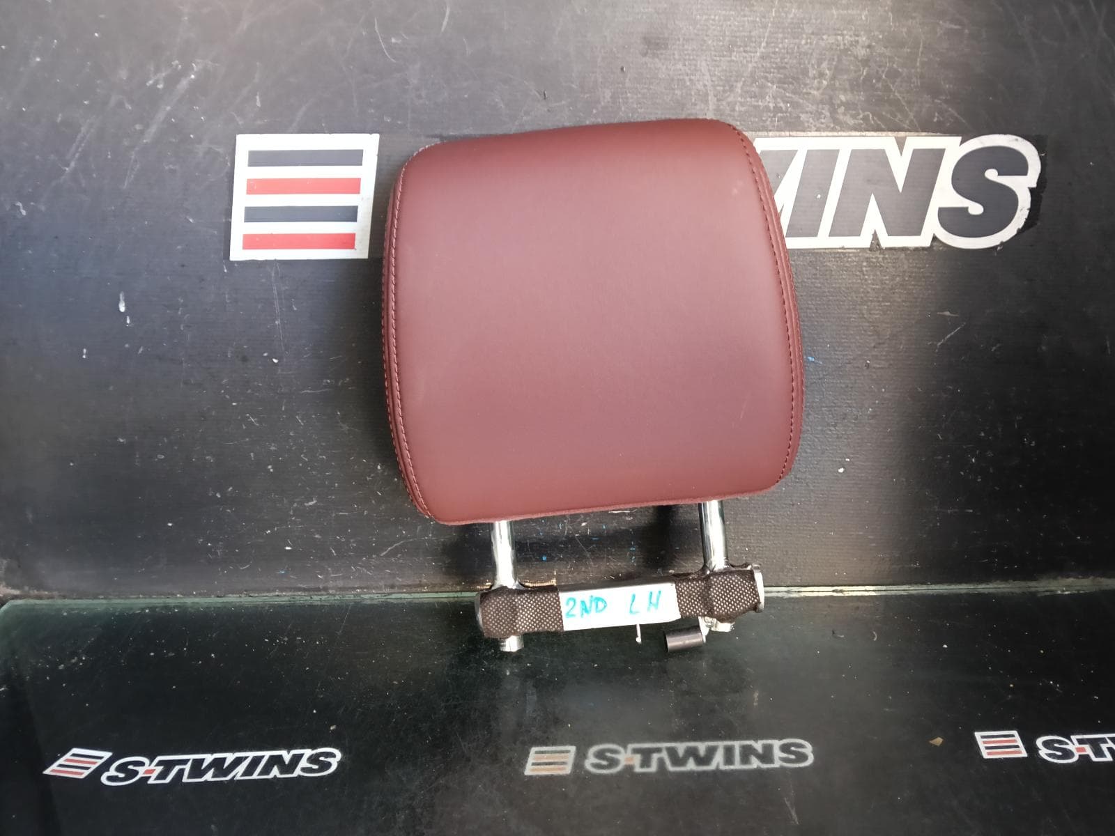 Used auto part listing image: 2019 MAZDA CX9 HEADREST TC, LH REAR 2ND ROW, LEATHER, BLACK, 07/16-12/24