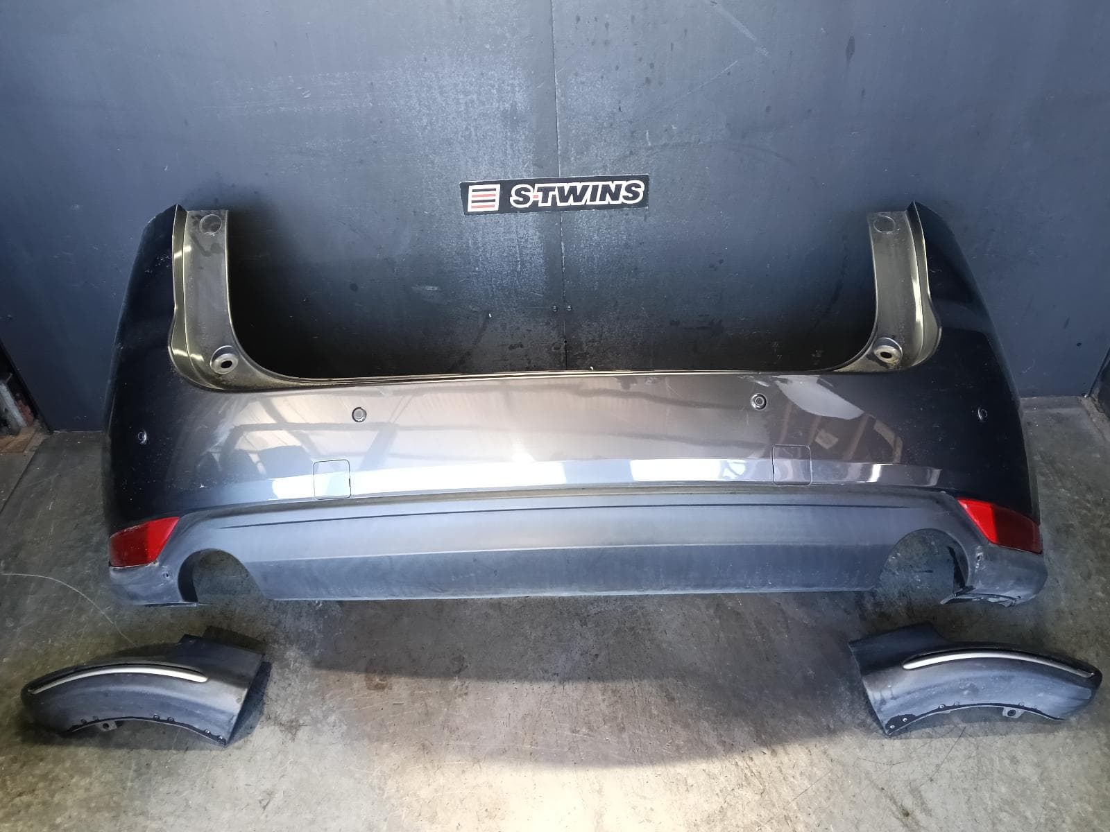 Used auto part listing image: 2017 MAZDA CX5 REAR BUMPER BUMPER BAR, W/ PARK SENSOR TYPE, KF, 02/17-08/21