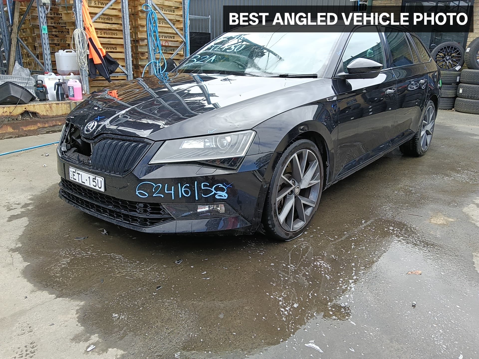 Used auto part listing image: 2017 SKODA SUPERB BUMPER FOGLAMP, HALOGEN TYPE, NP, 03/16-04/19