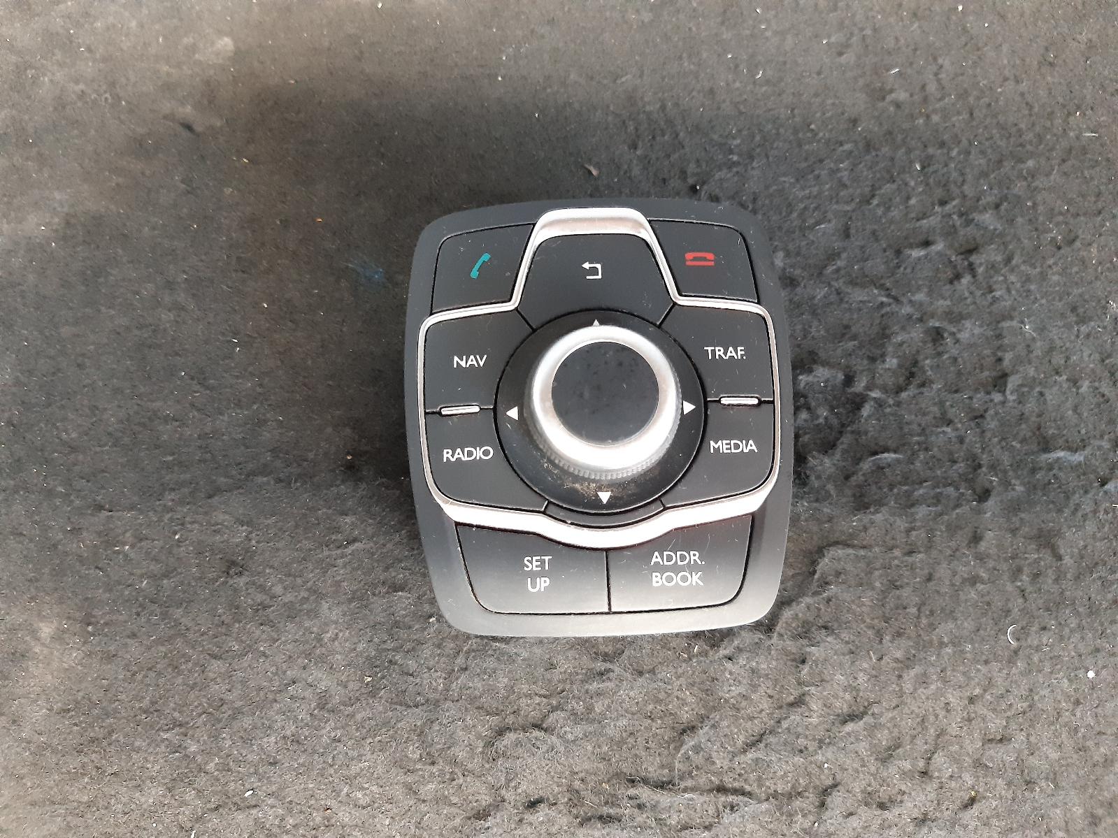 2013 Peugeot 508 Combination Switch Navigation Control In Console W2 07/11-12/17 0000105336