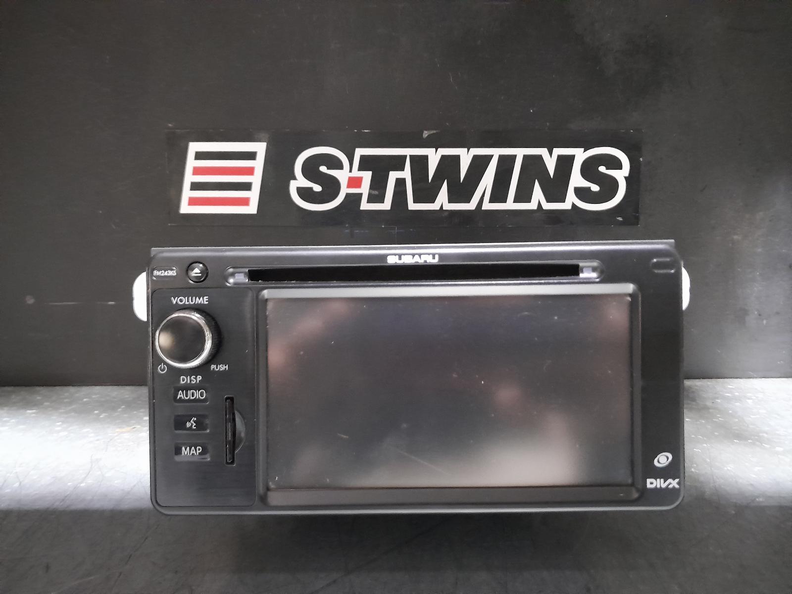 2014 Subaru Xv Radio Cd Dvd Sat Tv 6.1In Touchscreen W/ Sat Nav P/N On Face Fm243Ks G4X 08/11-04/15 339996
