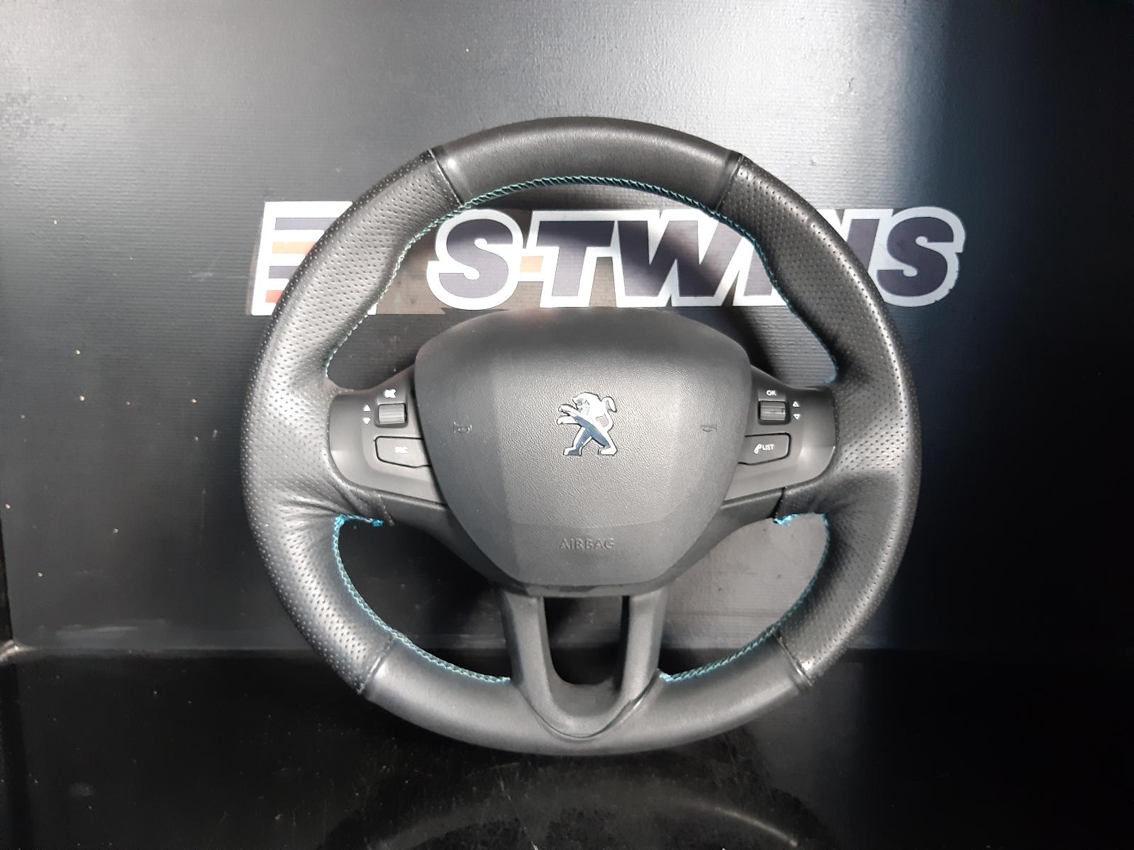 2015 PEUGEOT 208 STEERING WHEEL LEATHER, A9, ALLURE/ACTIVE, 10/12- 0000133419