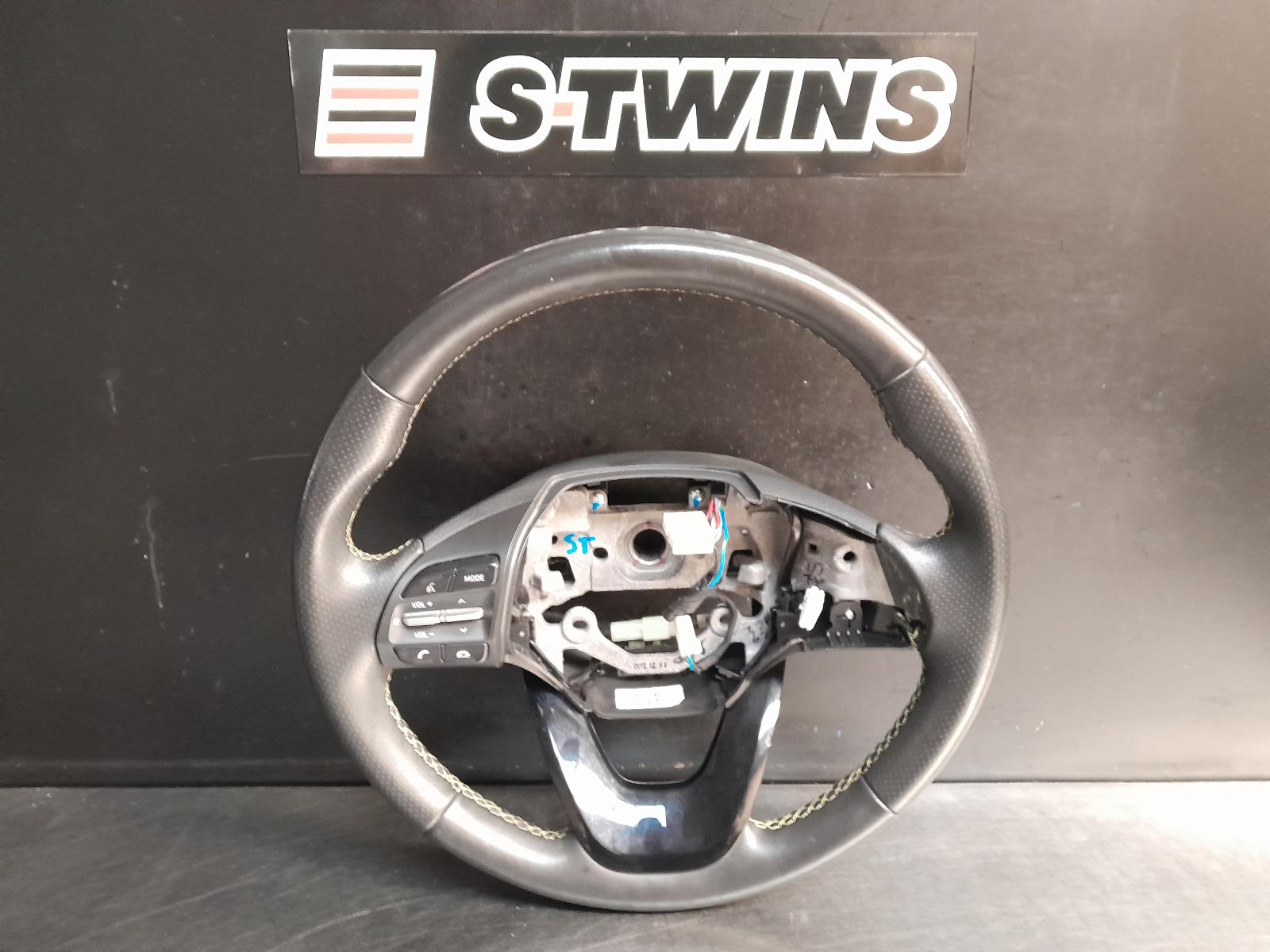 2018 HYUNDAI KONA STEERING WHEEL LEATHER, OS, 09/17- 0000183965