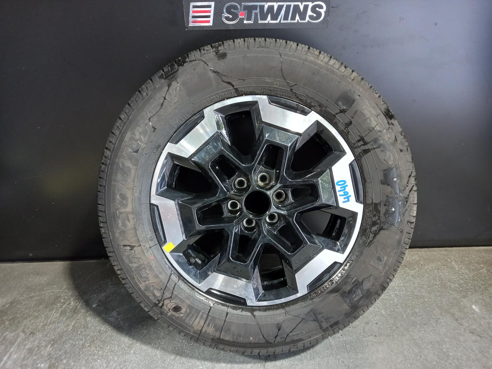 2021 NISSAN NAVARA WHEEL MAG NP300, FACTORY, 18X7IN, 6 SPOKE, GREY/POLISHED, ST-X, 12/20- 0000197972