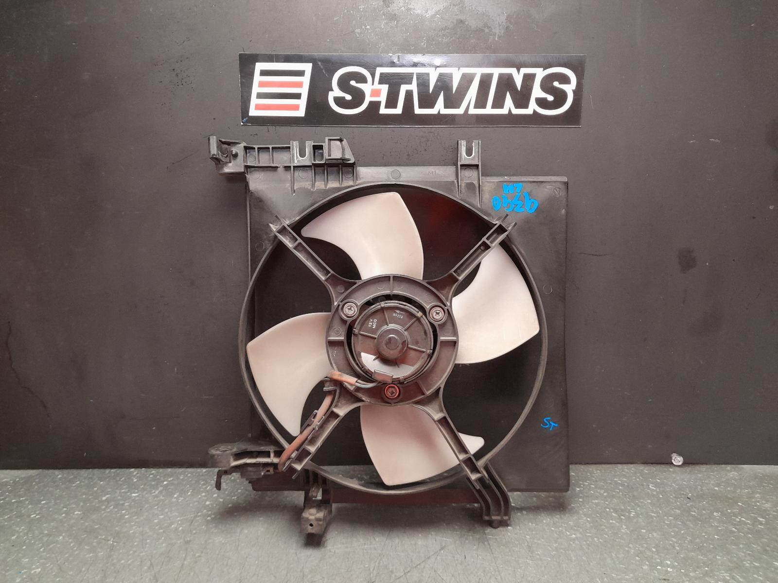 2009 SUBARU FORESTER FAN RADIATOR FAN (LH - PASSENGER SIDE), 2.5, EJ25, 2 WIRE PLUG TYPE (4 BLADES), 02/08-12/12 0000356743