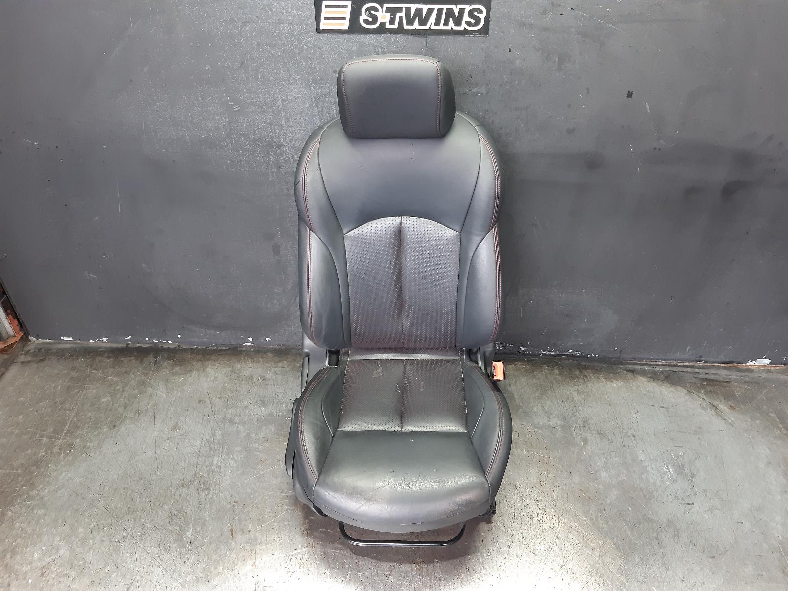 2016 NISSAN JUKE FRONT SEAT RH FRONT, F15, LEATHER, BLACK, 06/10-12/19 0000353451