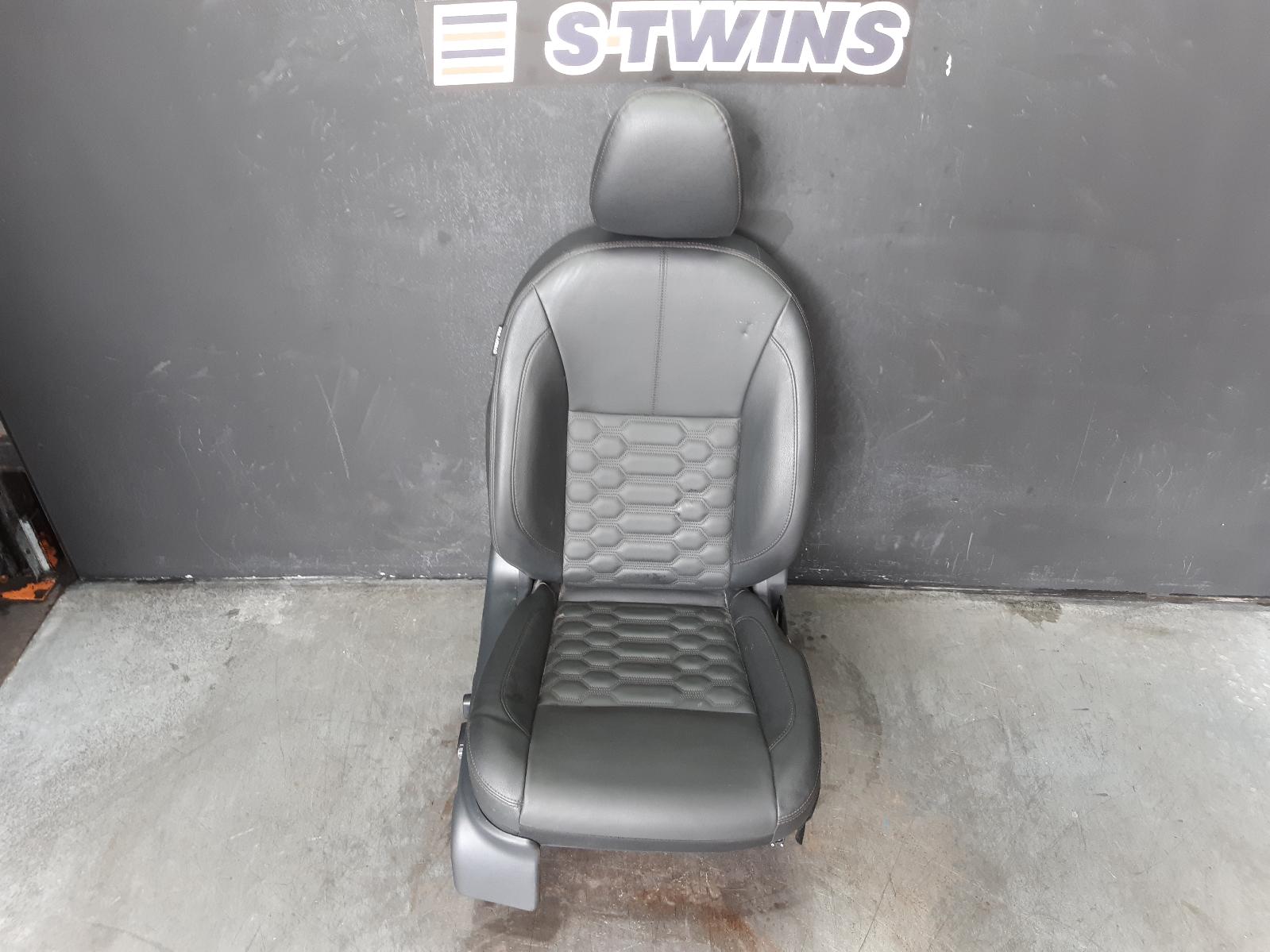 2022 NISSAN NAVARA FRONT SEAT NP300, RH FRONT, LEATHER, BLACK W/ BLACK STITCHING, 12/20- 0000255447