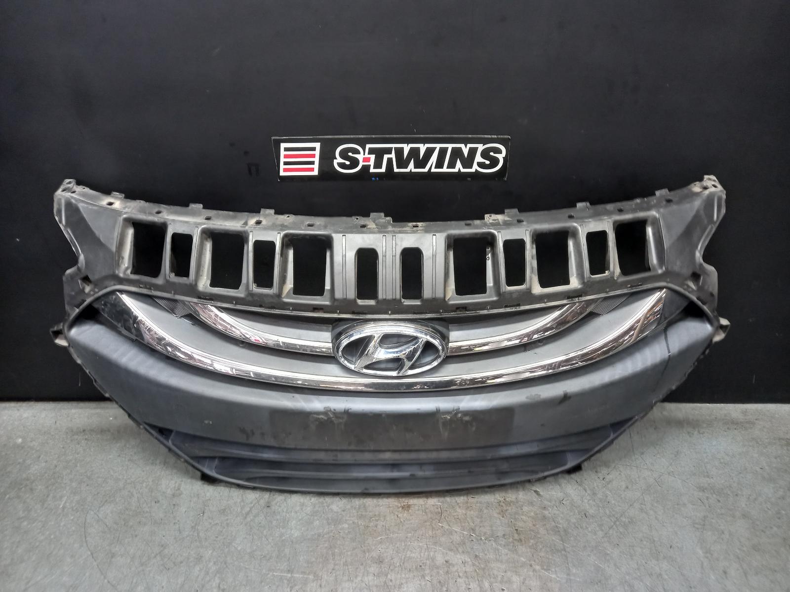 2014 HYUNDAI I30 GRILLE RADIATOR GRILLE, GD, 5DR HATCH, SLAT/BAR TYPE, W/ CHROME UPPER BARS, NON COLOUR CODED, 03/12-02/17 0000376185