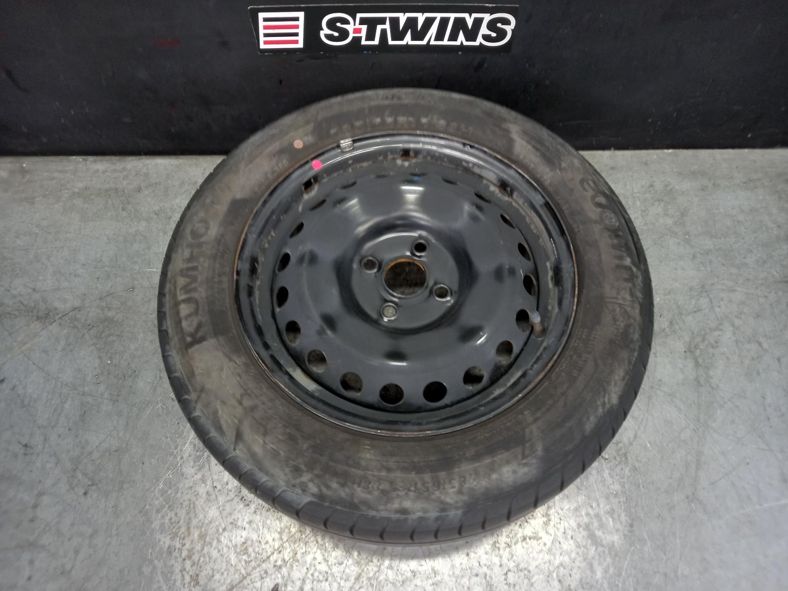 2022 KIA STONIC WHEEL STANDARD STEEL FACTORY, 15X6IN, 8 SPOKE, YB, 08/20- 0000403667