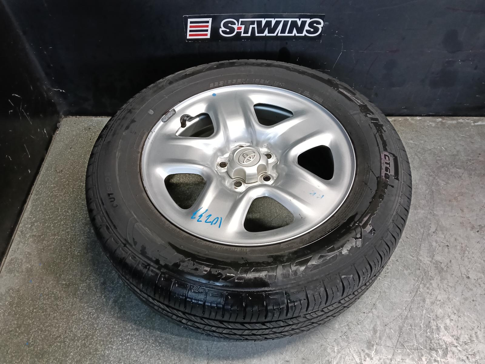 2017 TOYOTA RAV4 WHEEL STANDARD STEEL FACTORY, 5 SPOKE, 17IN, XA40, 12/12-12/18 0000412079