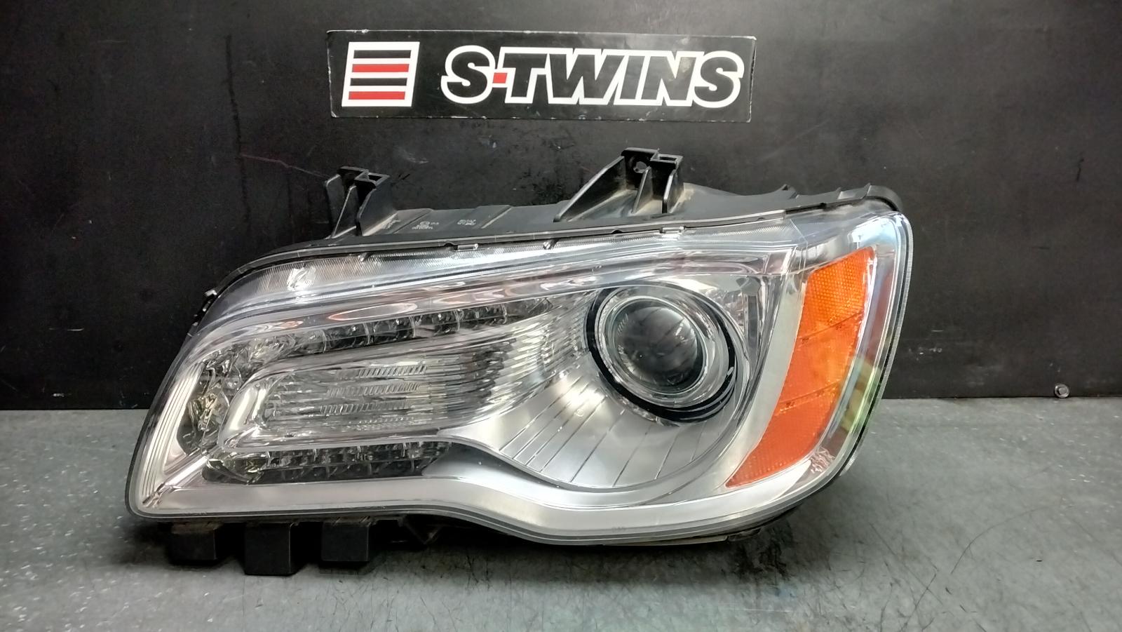 2015 CHRYSLER 300C LEFT HEADLAMP LX2, XENON, W/ CHROME BEZEL TYPE, 01/15-12/21 0000392448
