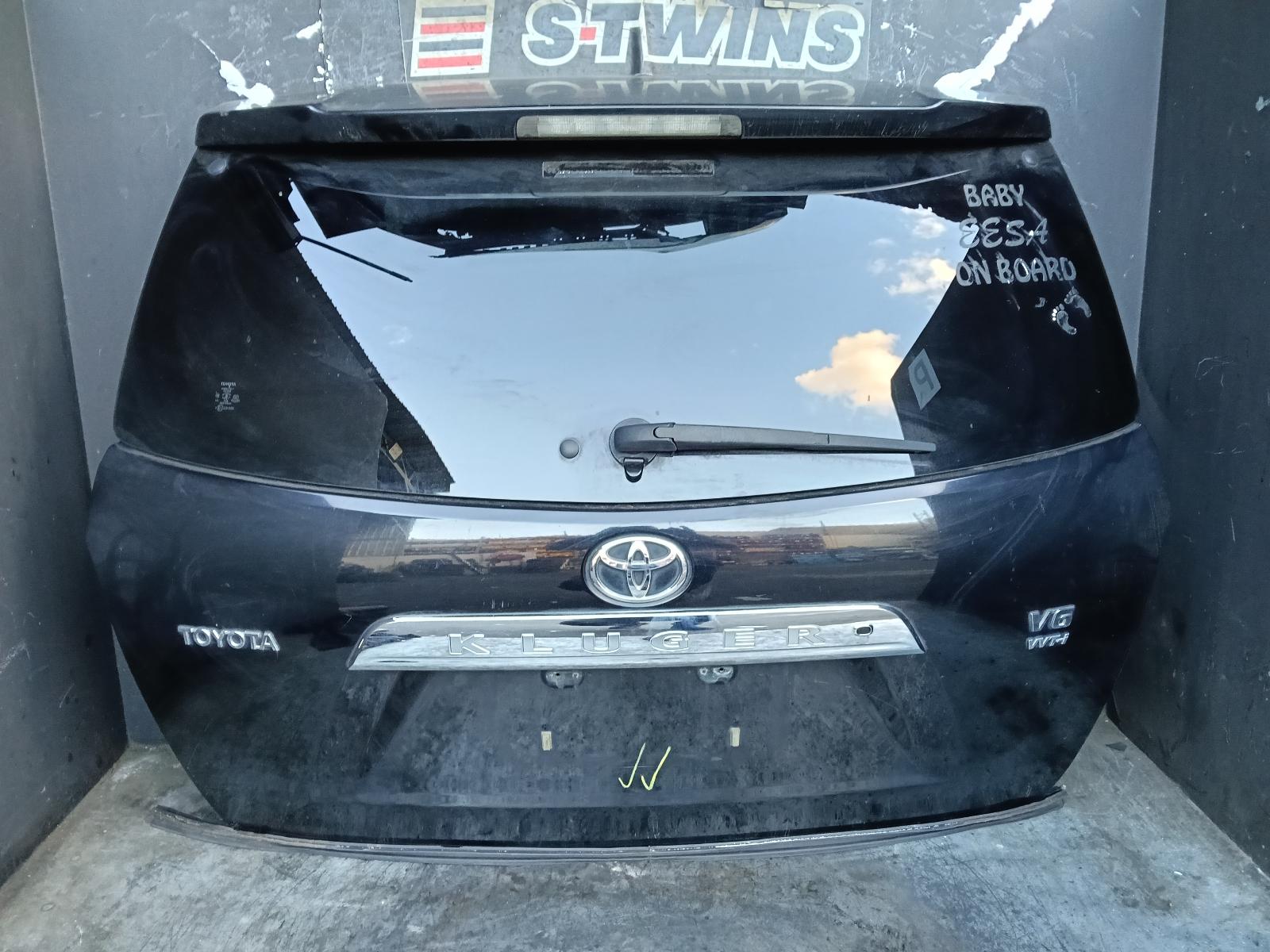 2012 TOYOTA KLUGER BOOTLID TAILGATE TAILGATE, GSU40-GSU45, GRANDE TYPE, 05/07-02/14 0000407769