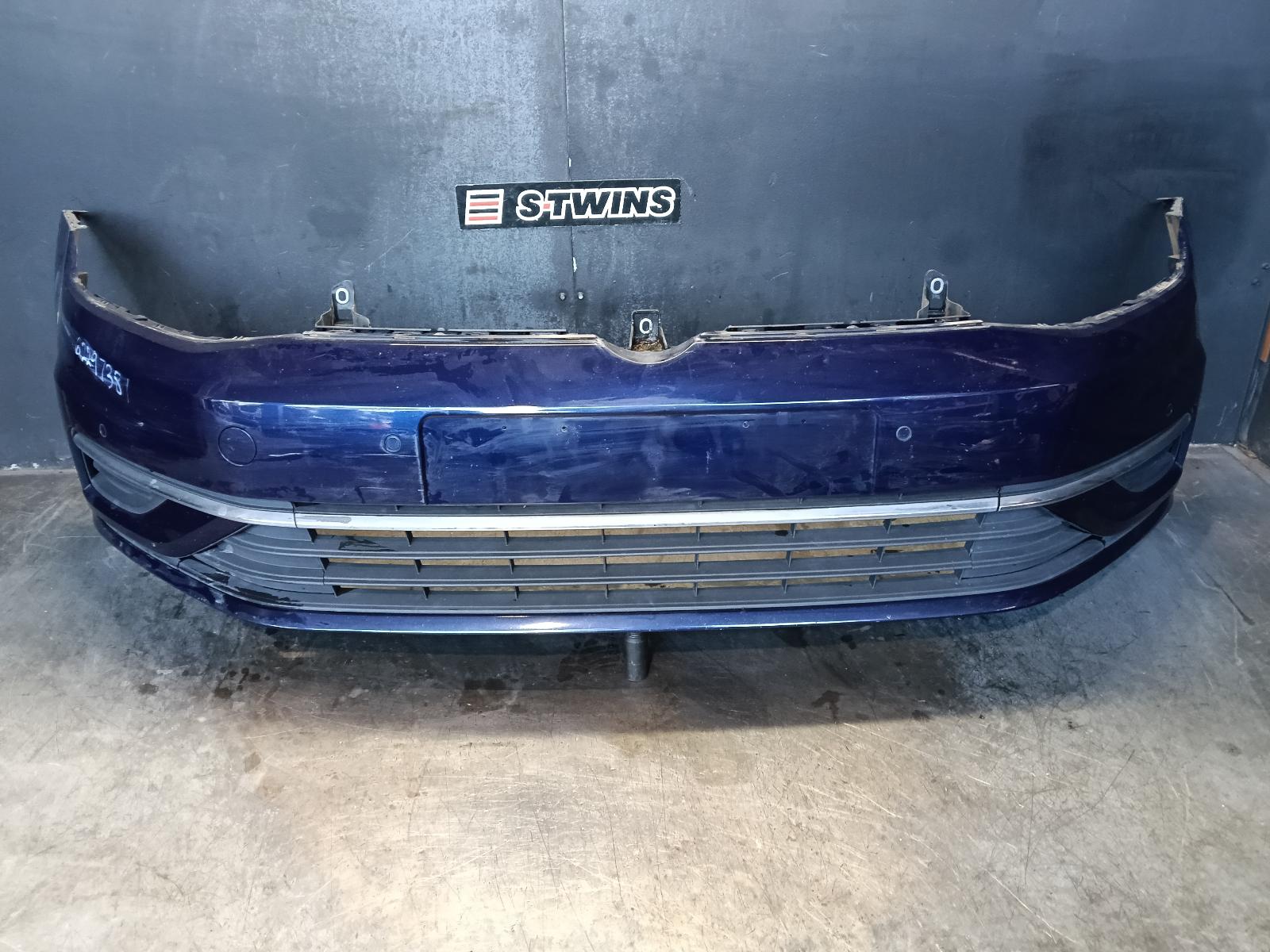 2019 VOLKSWAGEN GOLF FRONT BUMPER GEN 7, STANDARD/TRENDLINE/COMFORTLINE/HIGHLINE, W/ PARK SENSOR TYPE, 03/17-08/20 0000408249