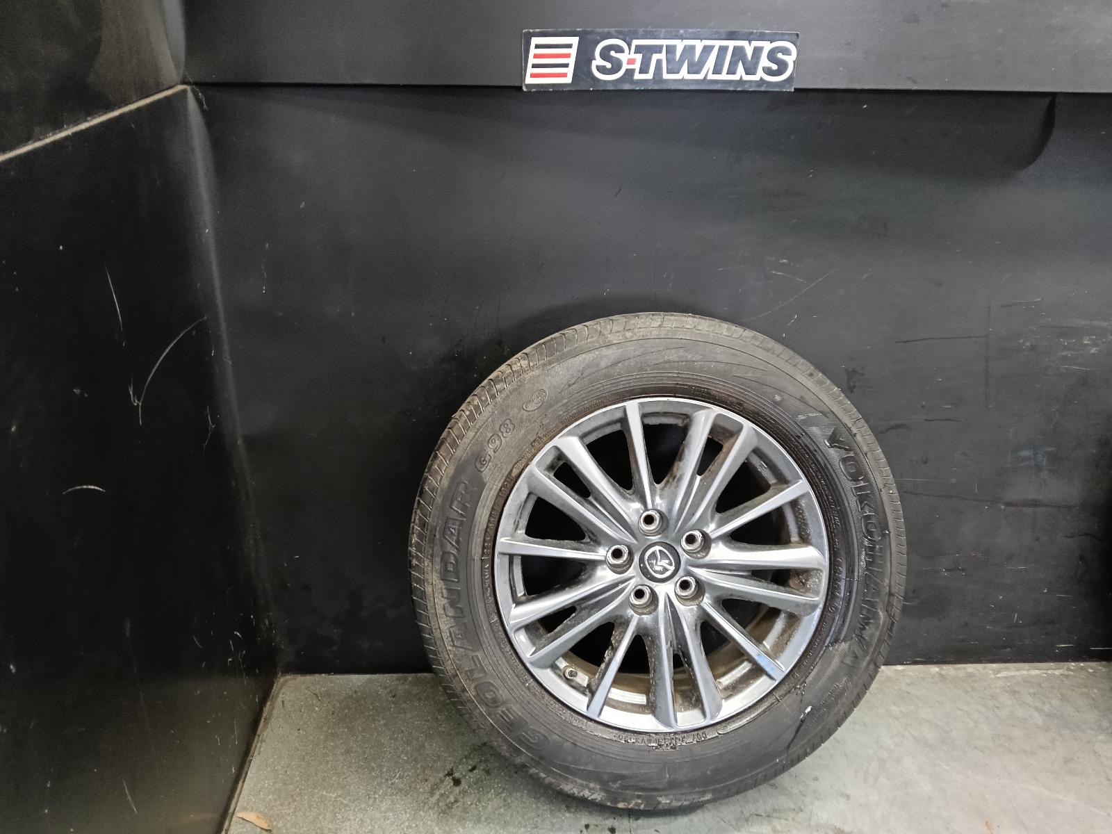 2020 MAZDA CX5 WHEEL MAG FACTORY, 17X7IN, MULTI SPOKE, GREY METALLIC, KF, 02/17-08/21 0000416557