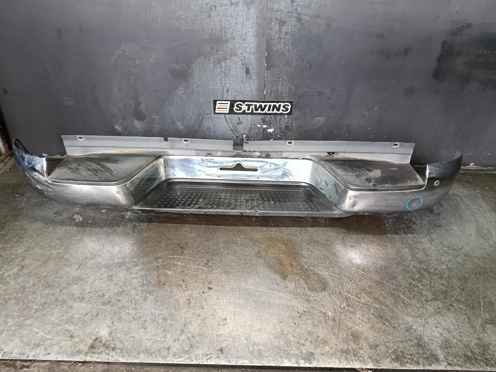2017 VOLKSWAGEN AMAROK REAR BUMPER 2H, CHROME, W/ PARK SENSOR TYPE, 10/10-09/22 0000402100