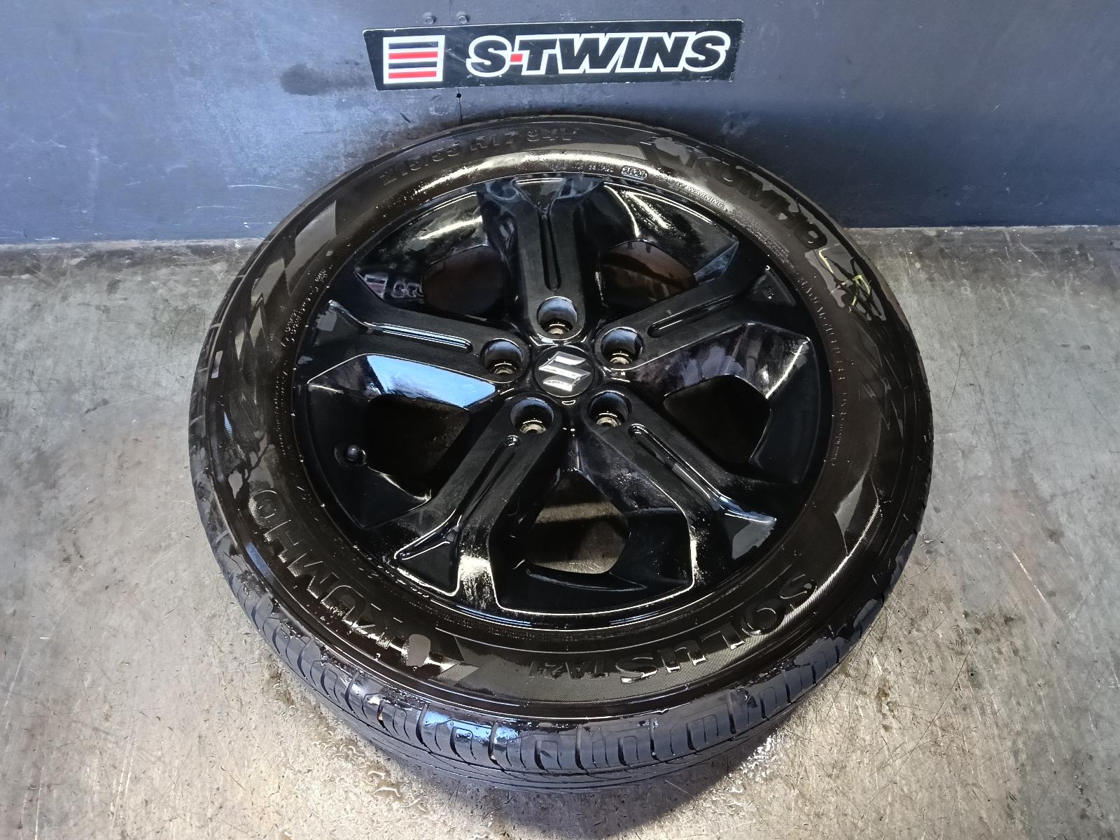 2016 SUZUKI VITARA WHEEL MAG FACTORY, 17X6.5IN, 5 Y SPOKE, GREY, VITARA, LY (VIN TSM), 06/15-09/18 0000417009