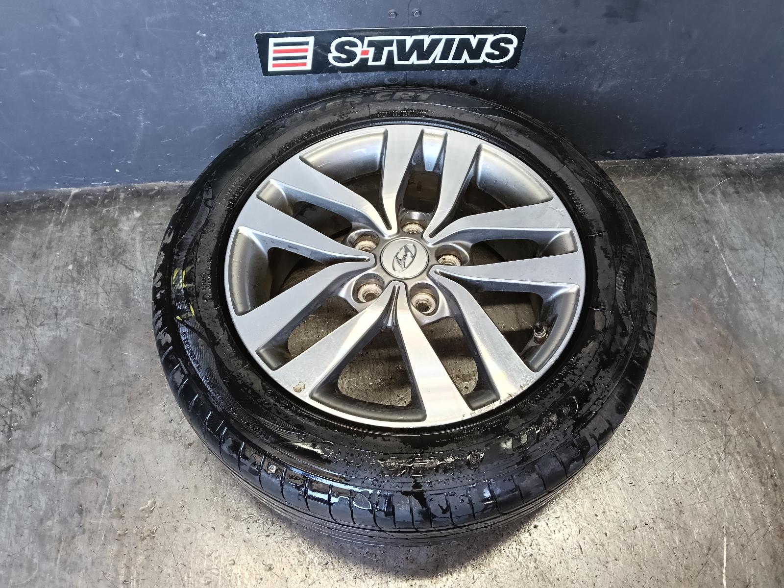 2018 HYUNDAI I30 WHEEL MAG PD, FACTORY, 16X6.5IN, 5 V SPOKE, GREY, HATCH (S. KOREA VIN KMHH), 03/17-12/23 0000419030