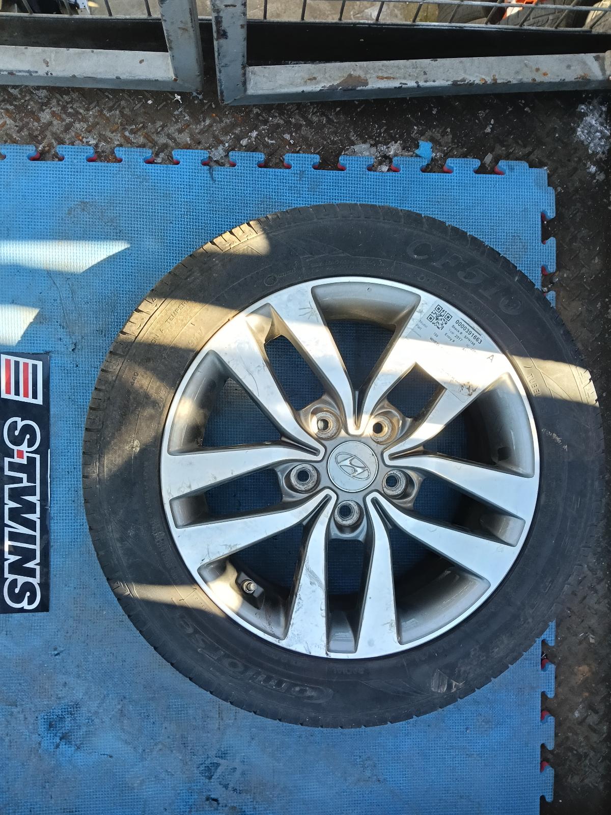 2017 HYUNDAI I30 WHEEL MAG PD, FACTORY, 15X5.5IN, HATCH (S. KOREA VIN KMHH), 03/17-12/23 0000391663