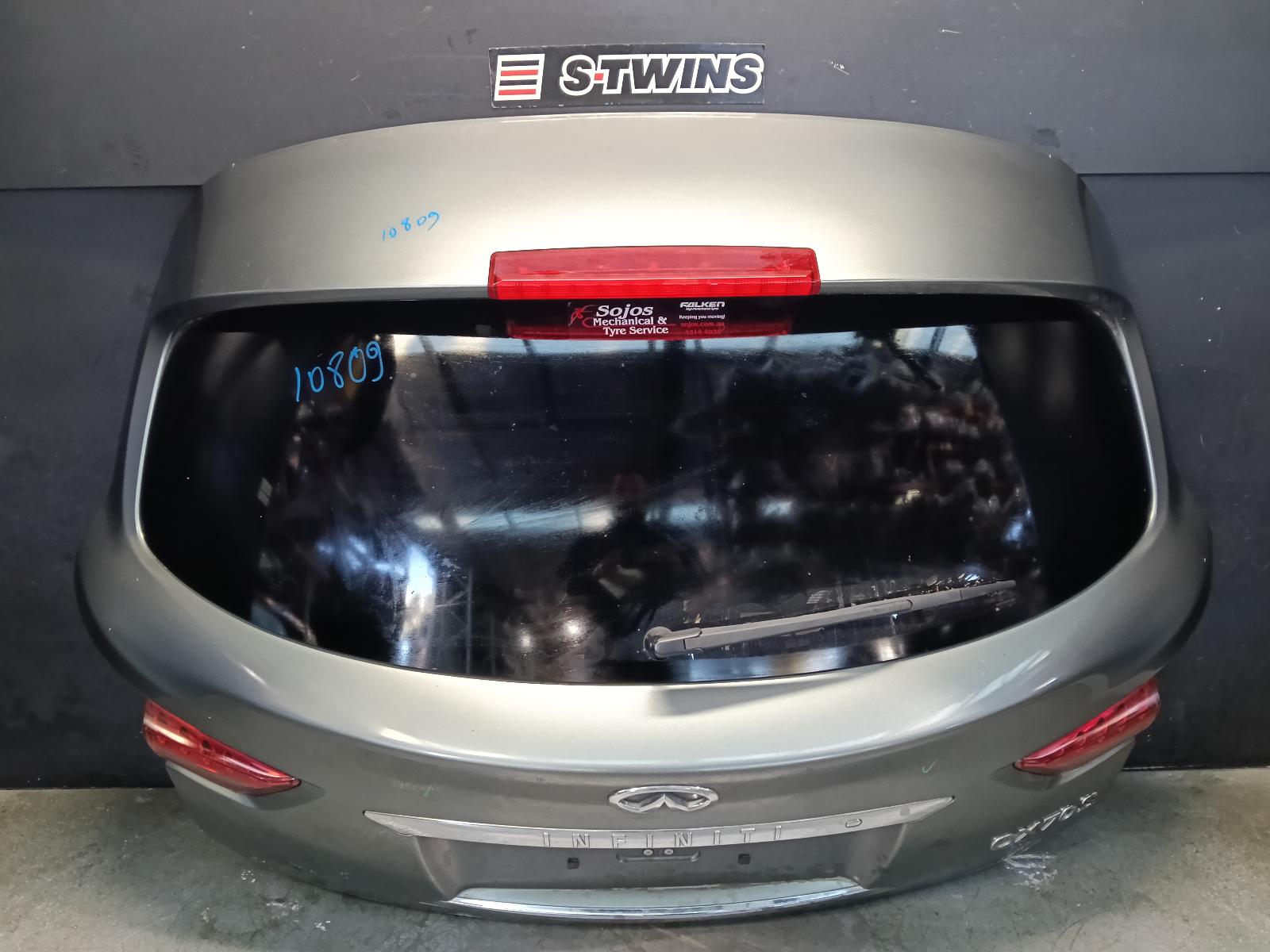 2014 INFINITI QX70 BOOTLID TAILGATE TAILGATE, S51, 10/13-12/19 0000420377