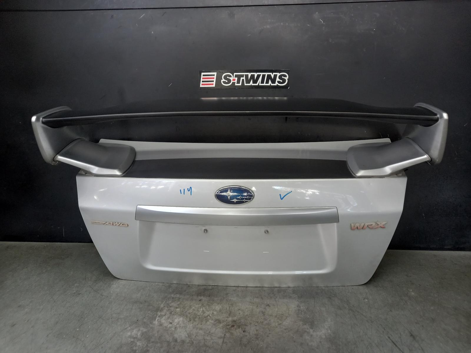 2011 SUBARU IMPREZA BOOTLID TAILGATE BOOTLID, G3, WRX, SPOILERED TYPE, 04/07-12/13 0000365061