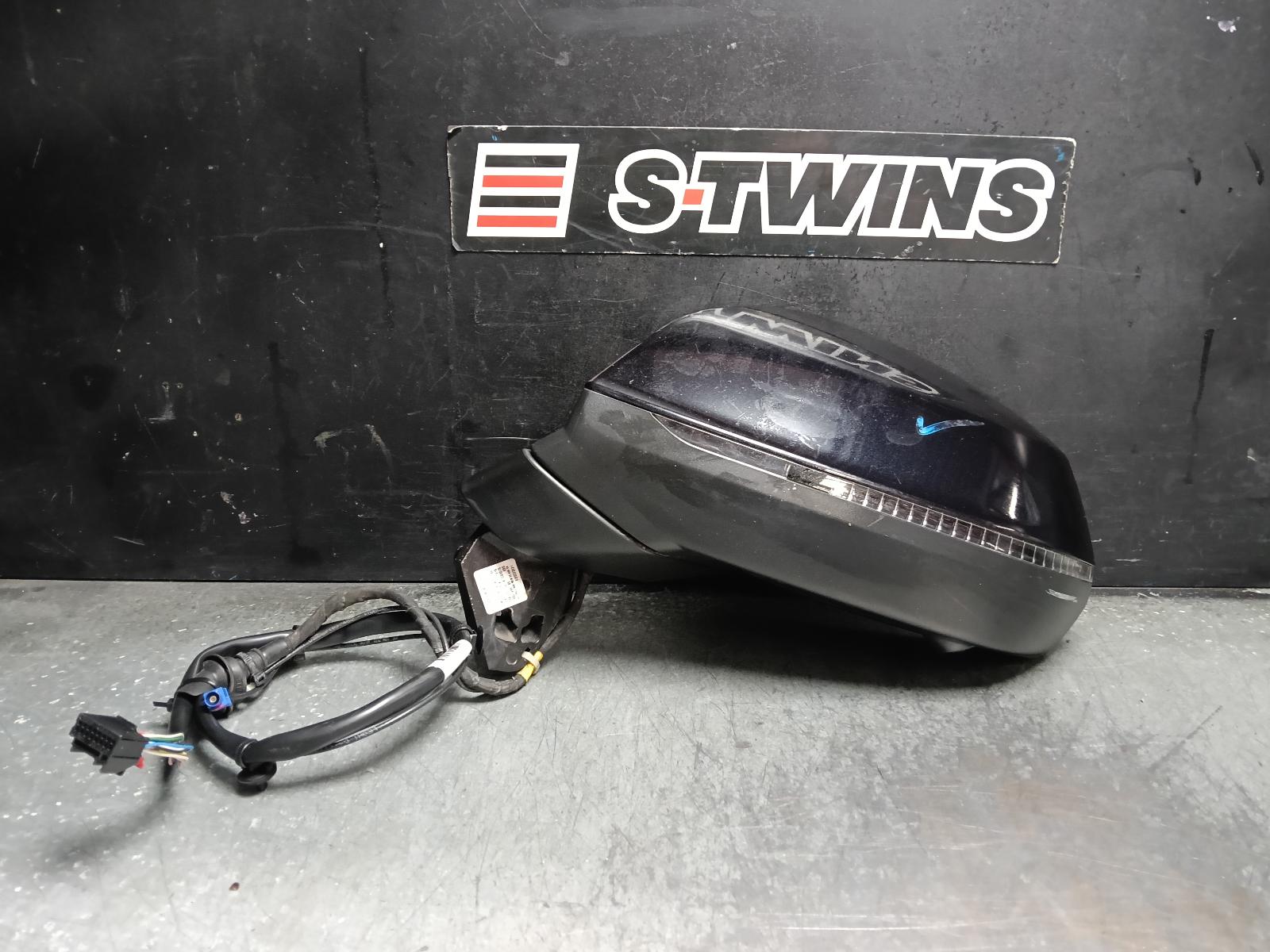 2021 AUDI Q7 LEFT DOOR MIRROR 4M, HEATED, AUTO DIMMING TYPE, HIGH GLOSS BLACK, 04/20- 0000420979
