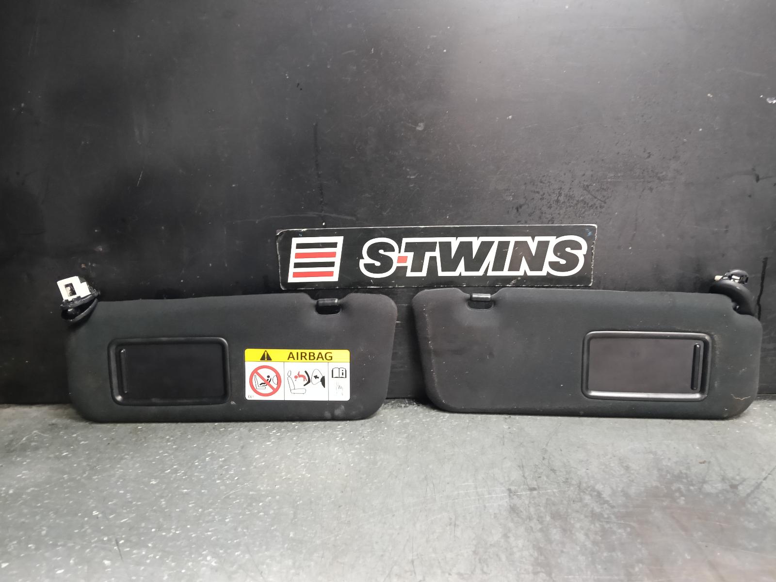 2017 TOYOTA TARAGO SUNVISOR ACR50R/GSR50R, PAIR, BLACK, 01/06-06/20 0000422490