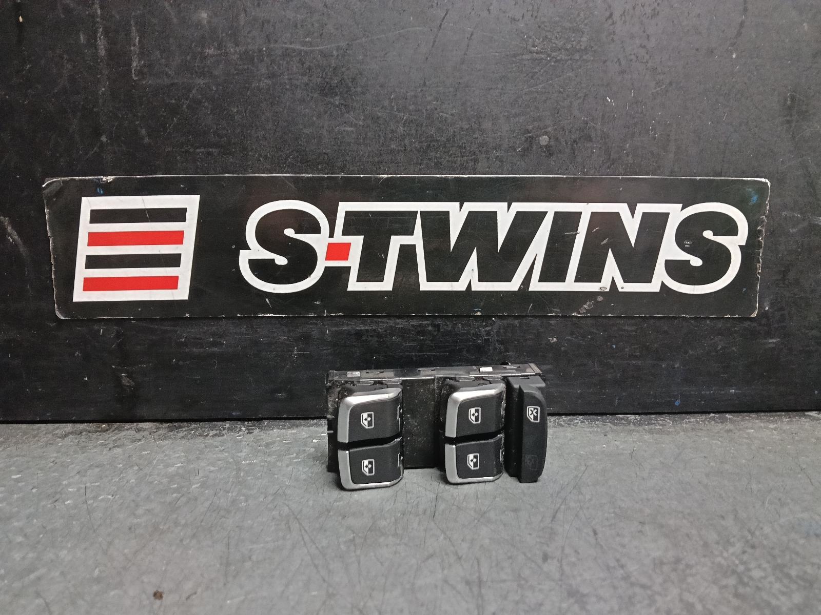 2017 AUDI A3 PWR DR WIND SWITCH RH FRONT (MASTER SWITCH), HATCH/SEDAN, W/ CHROME TIPS TYPE, 8V, 03/13-10/20 0000423162
